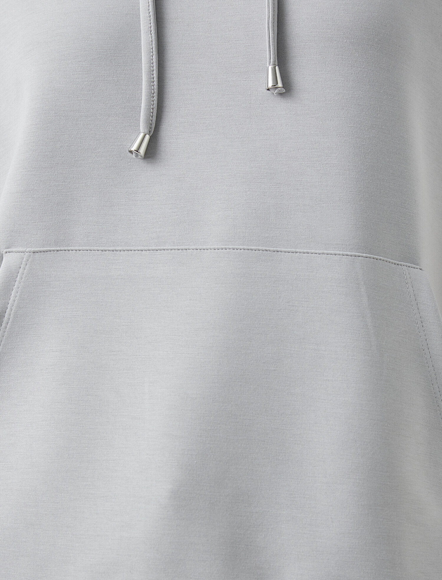   Kısa Kollu Sweatshirt Kapüşonlu