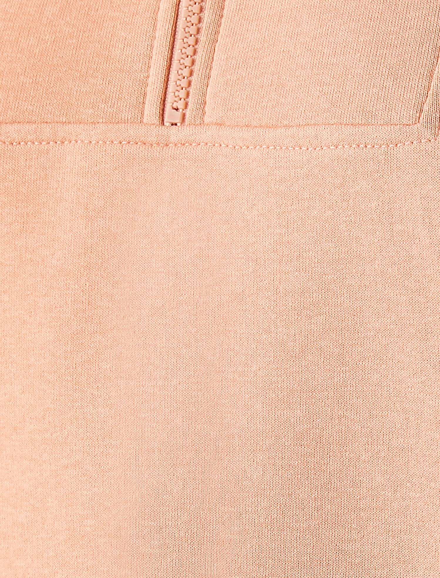 Yakası Fermuarlı Sloganlı Dik Yaka Sweatshirt