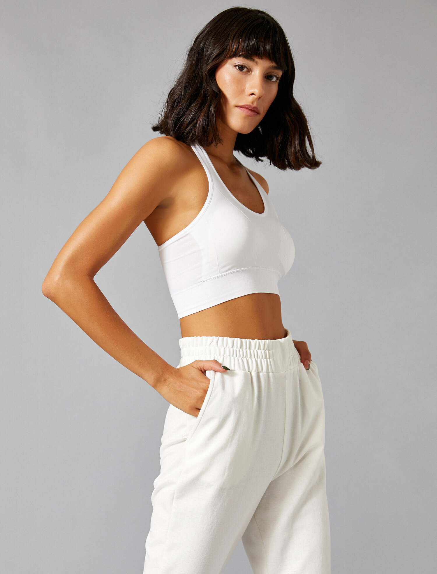   U Yaka Sporcu Sütyeni