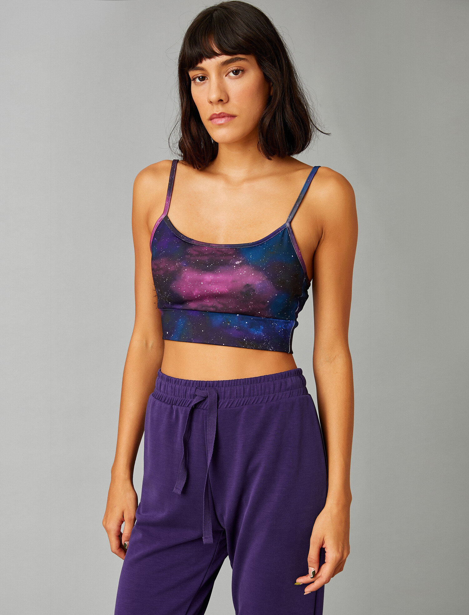   Desenli Sporcu Sütyeni