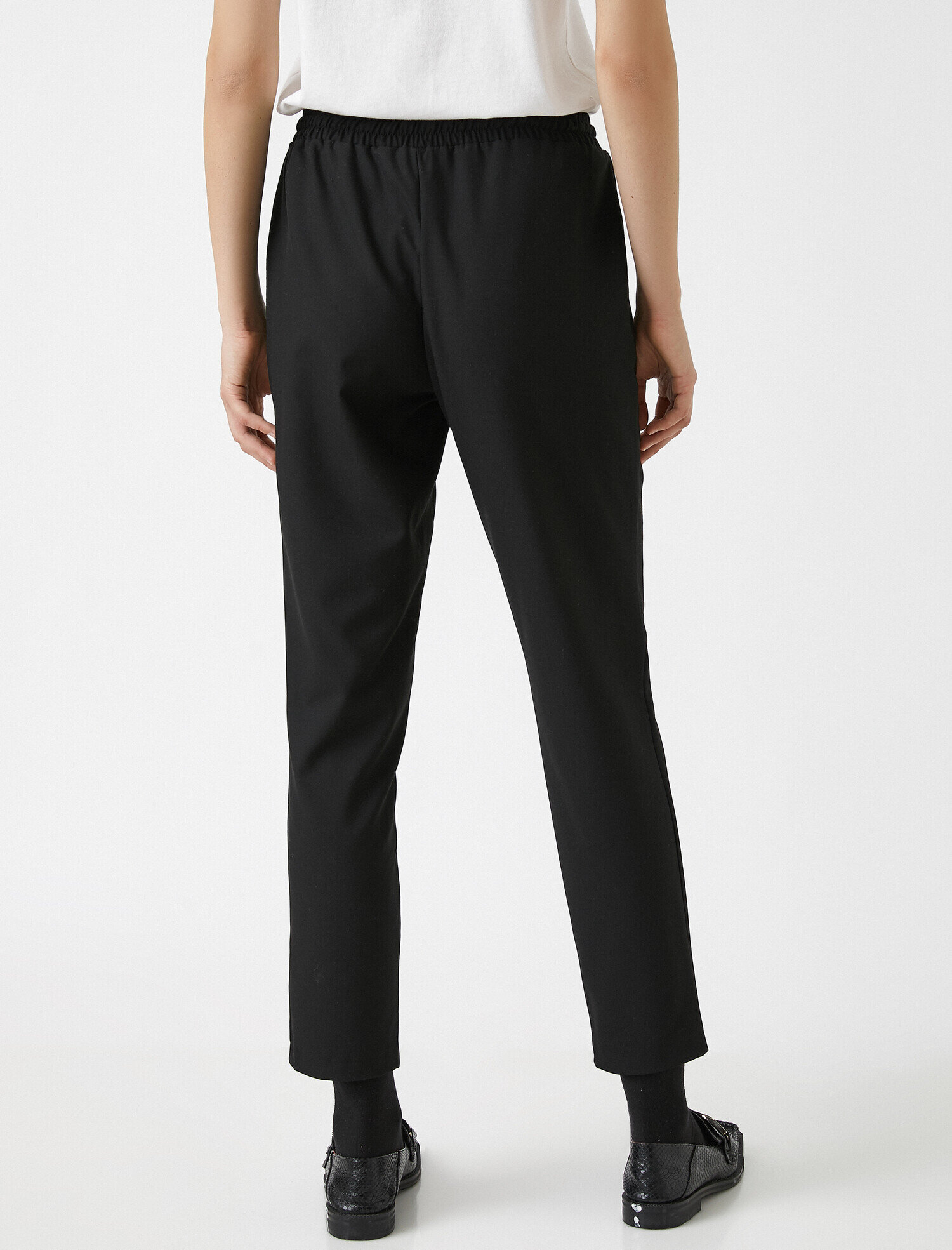   Beli Bağlamalı Pantolon Rahat Kesim