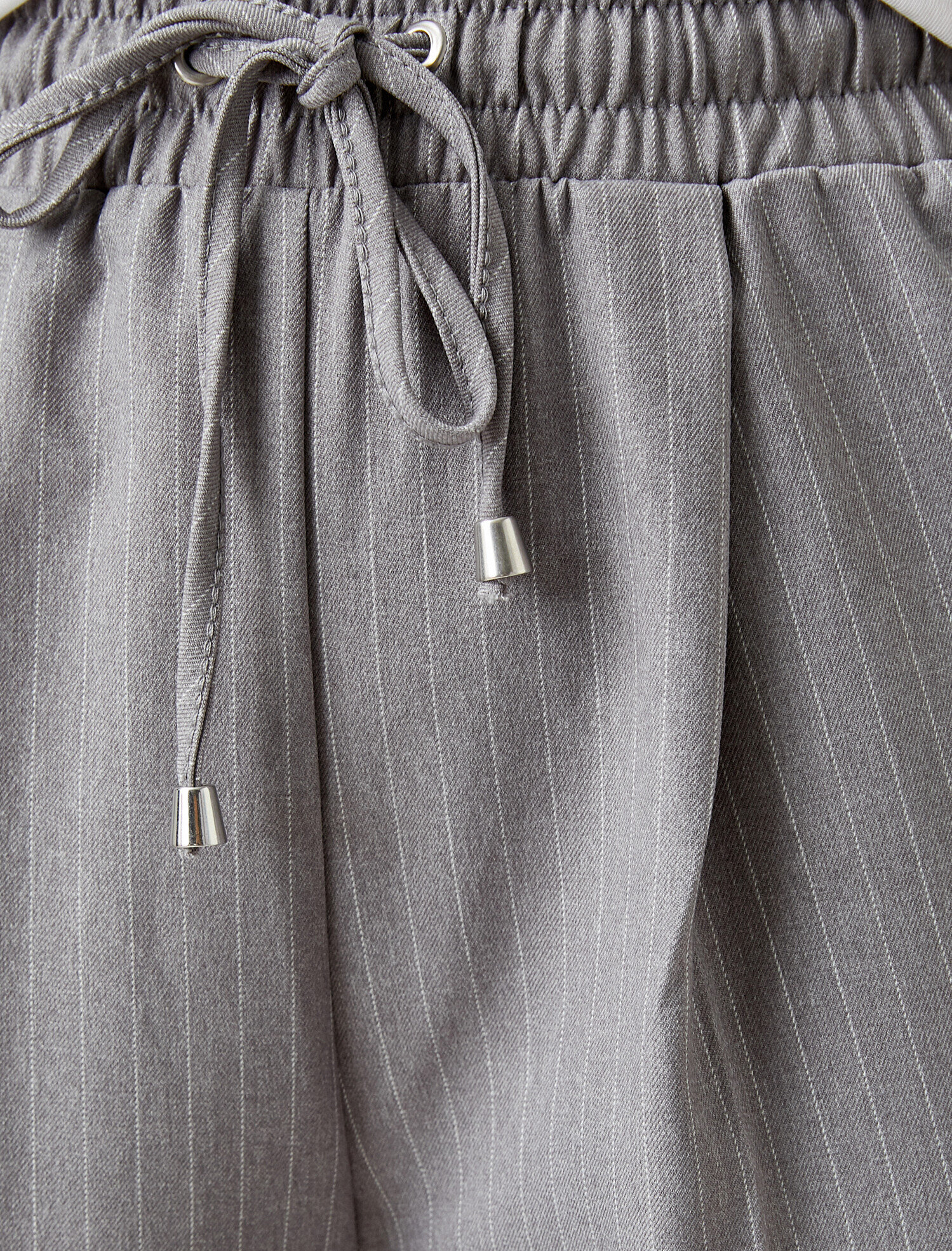 Çizgili Jogger Pantolon Beli Bağcıklı