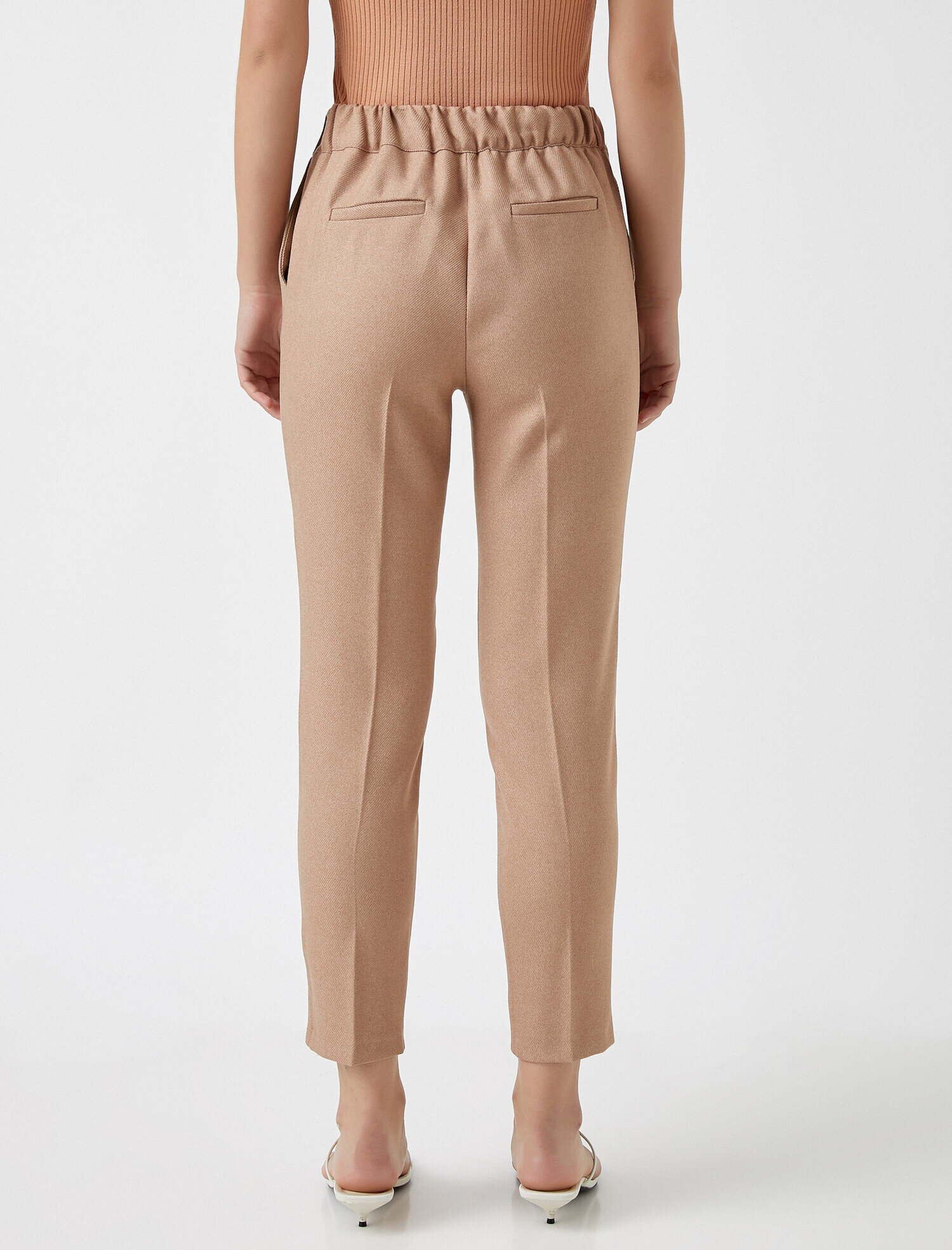   Pile Detaylı Pantolon