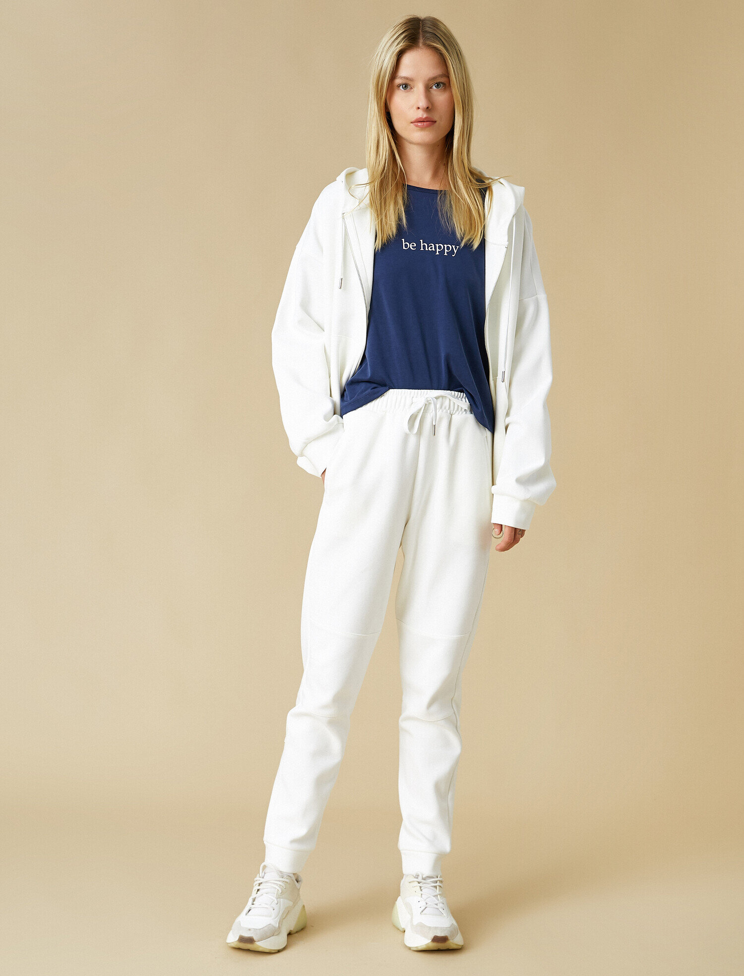   Beli Bağcıklı Jogger Eşofman Altı