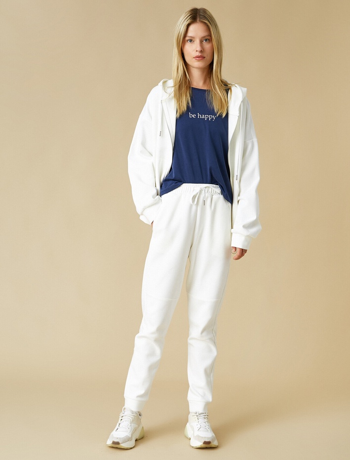  Beli Bağcıklı Jogger Eşofman Altı