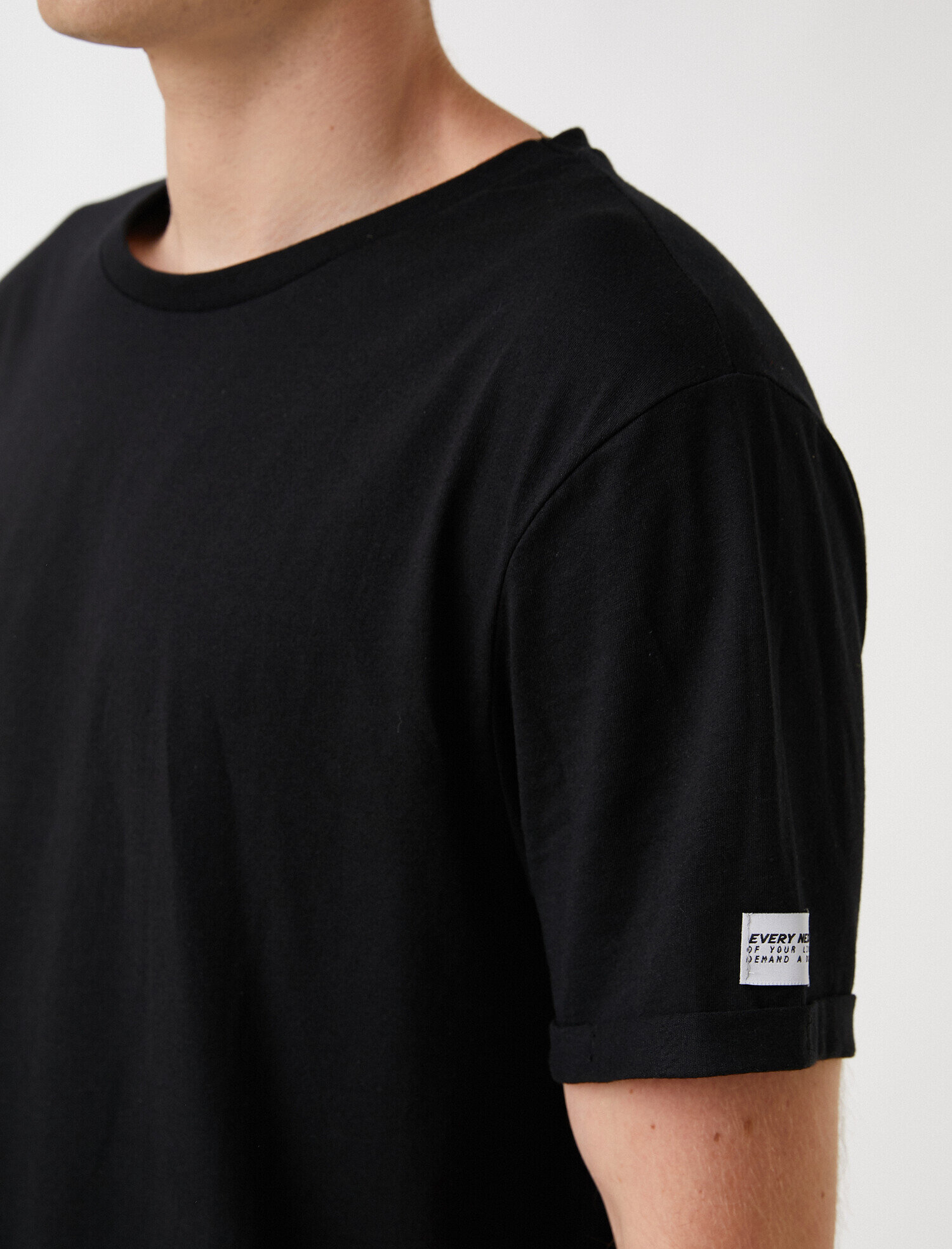   Long Fit Basic Tişört