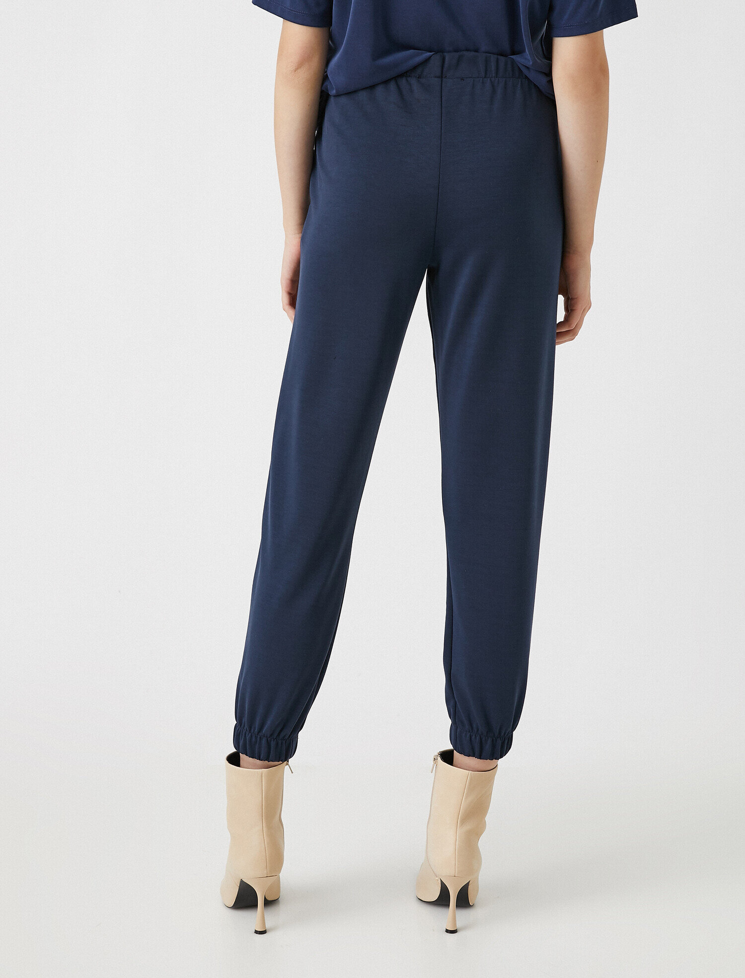   Beli Lastikli Jogger Cepli Eşofman Altı