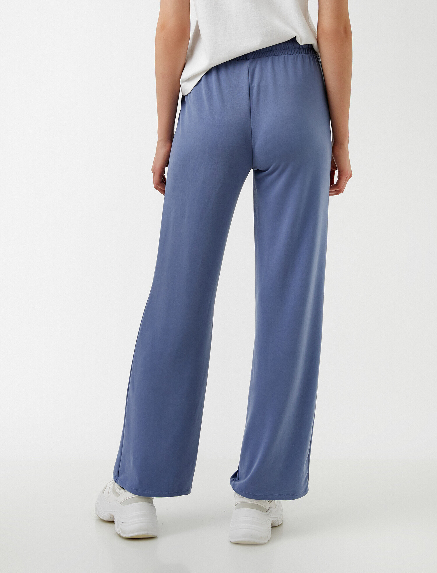   Belden Bağlamalı Geniş Paça Eşofman Altı