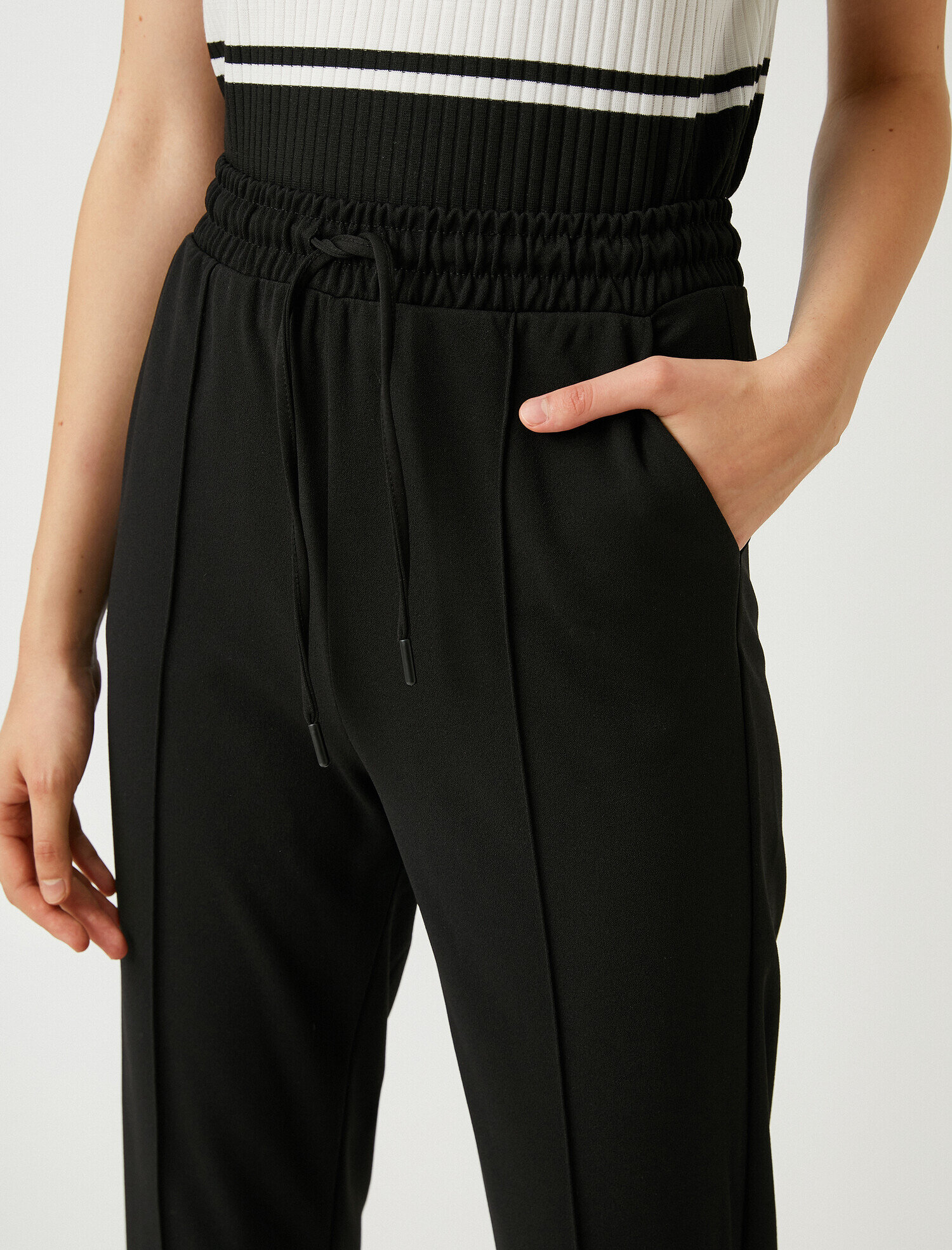   Beli Lastikli Pantolon Bilek Boy