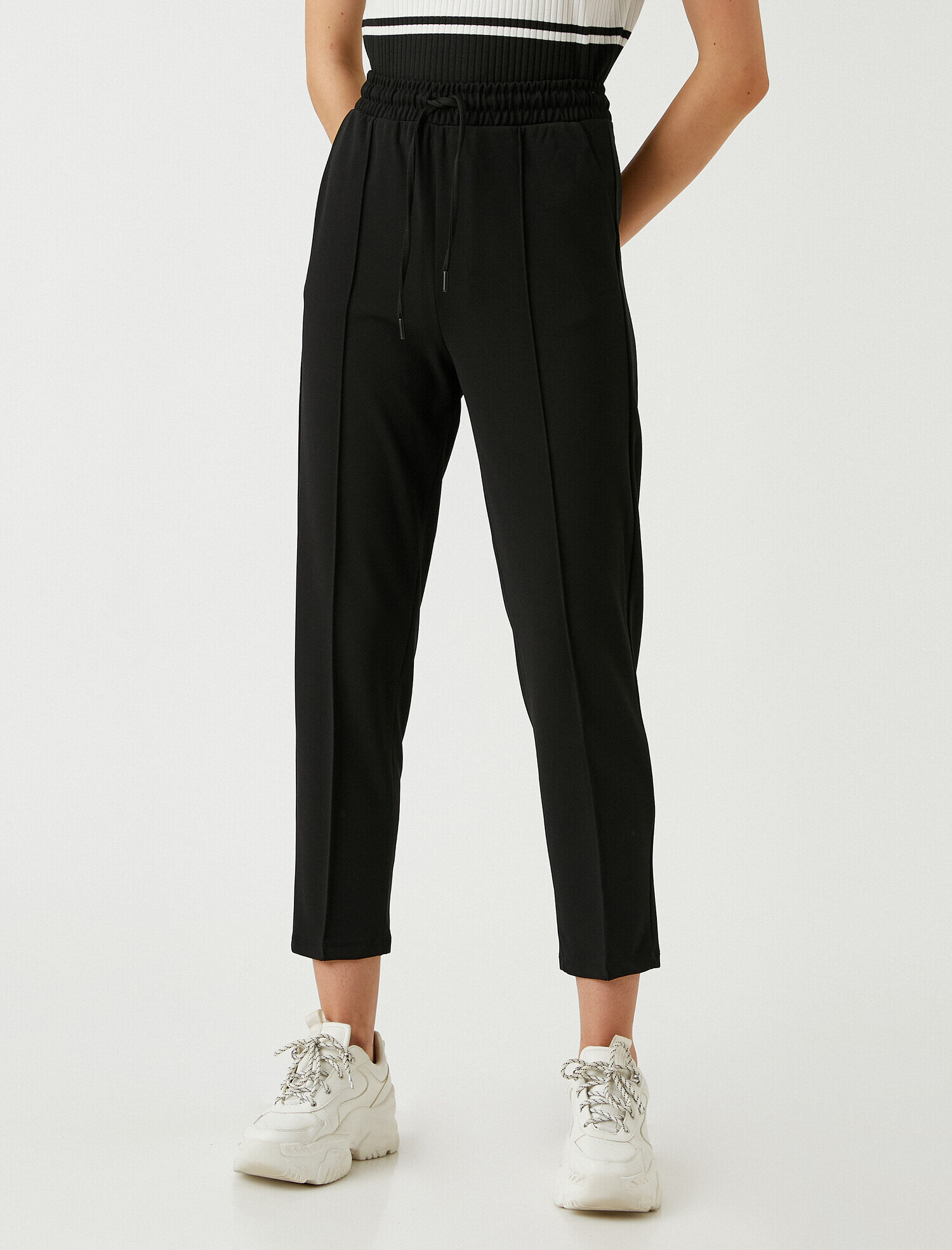   Beli Lastikli Pantolon Bilek Boy