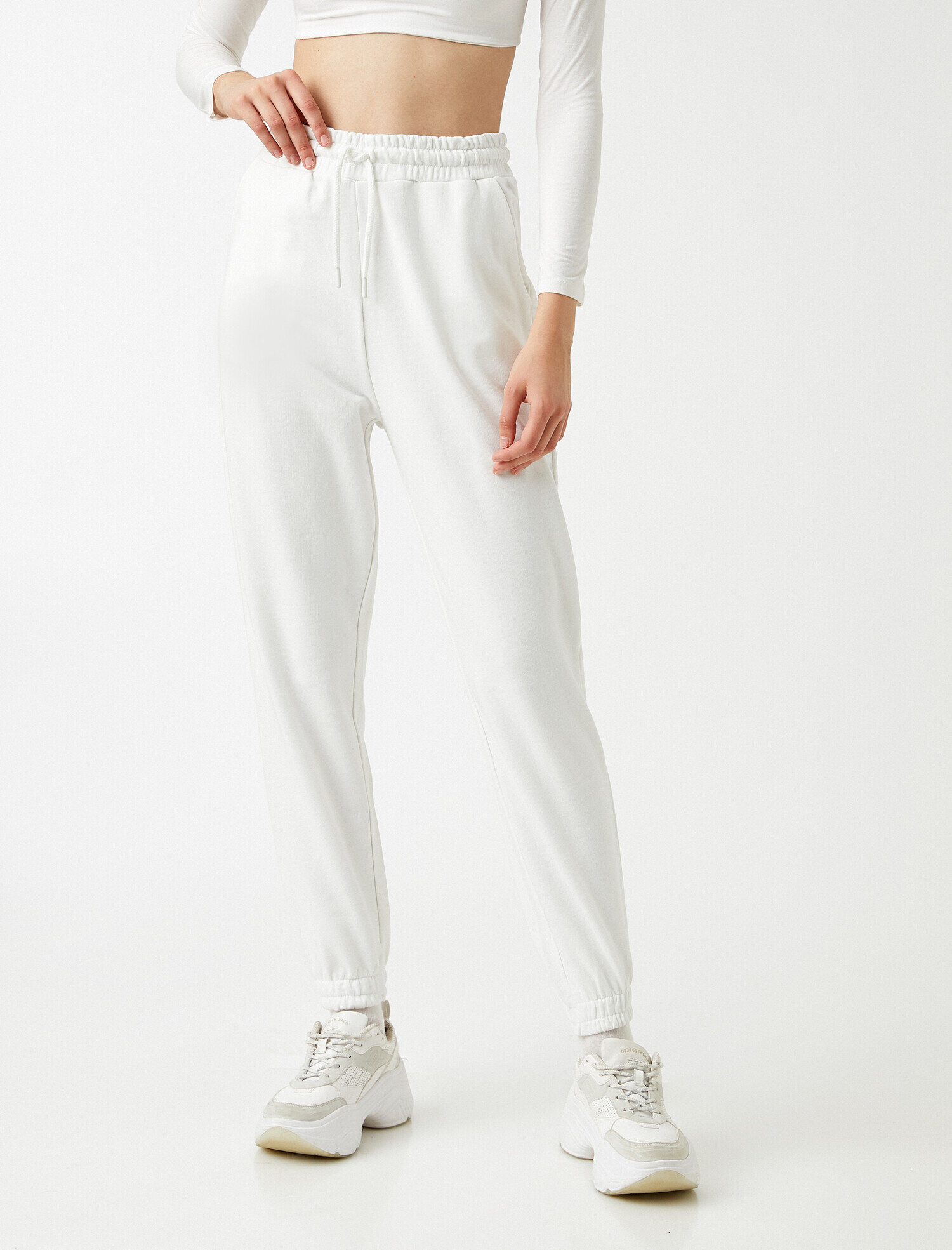 Jogger Eşofman Altı Belden Bağlamalı