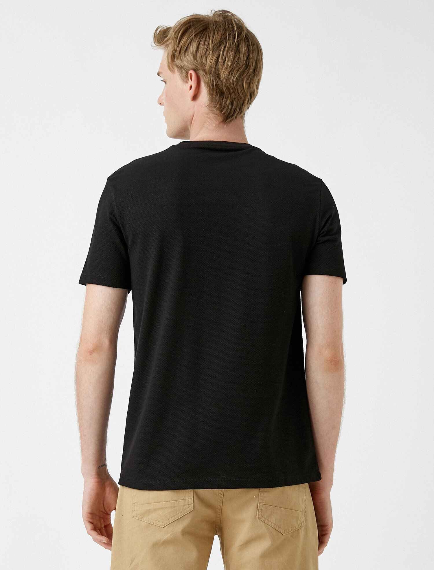   Basic Tişört Cepli