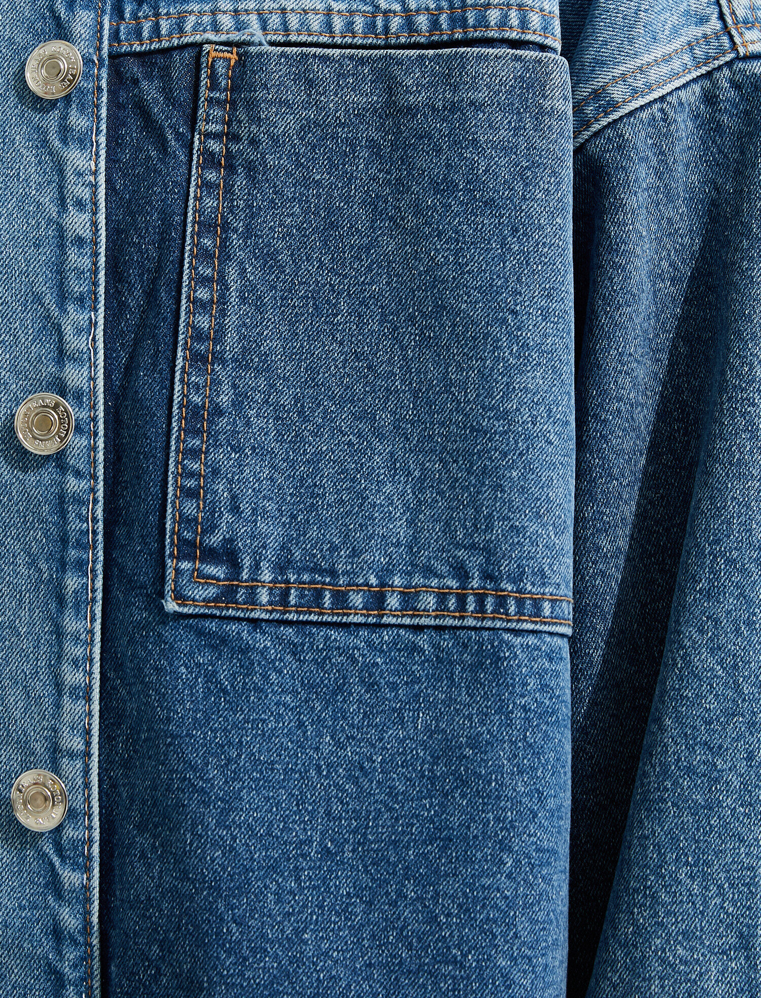   Blok Renkli Oversize Kot Ceket