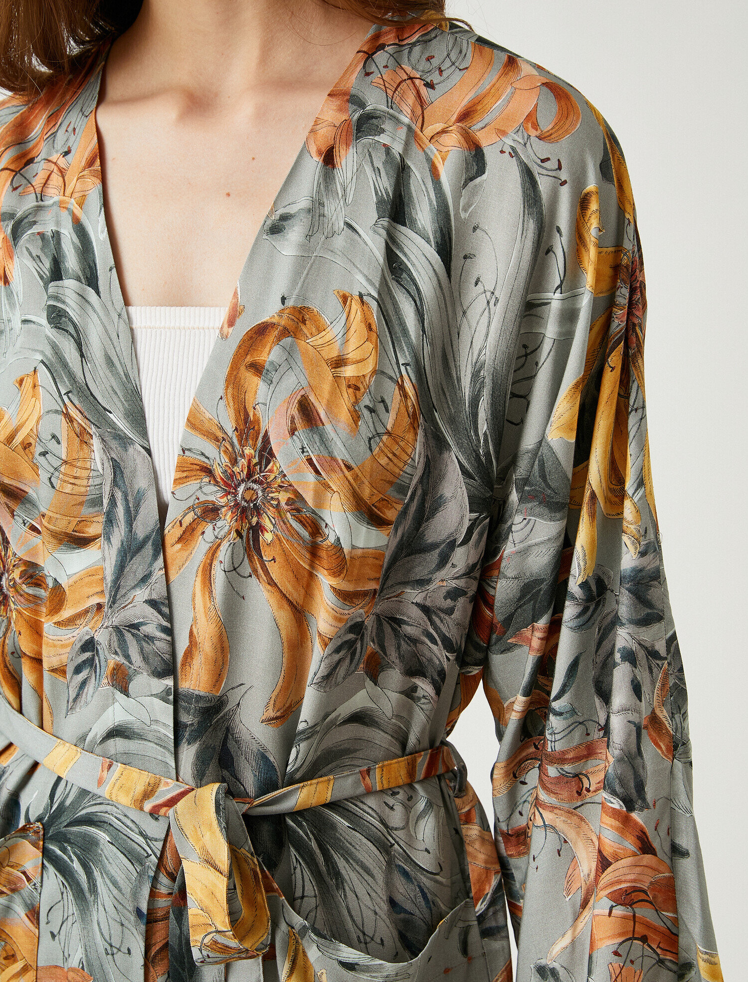 Desenli Kimono