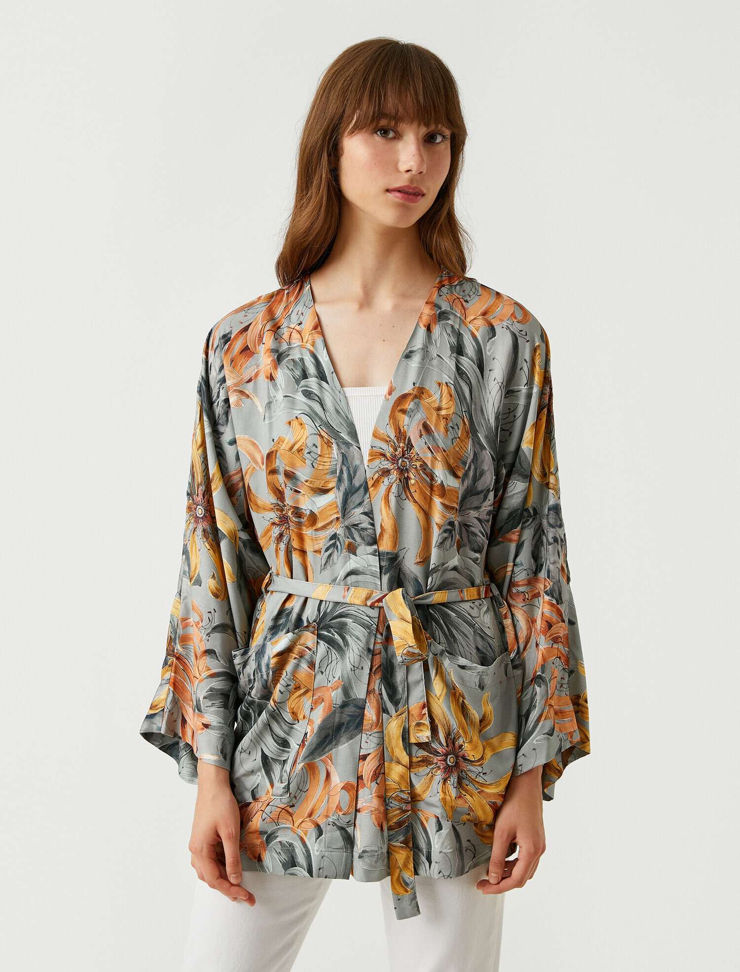 Desenli Kimono