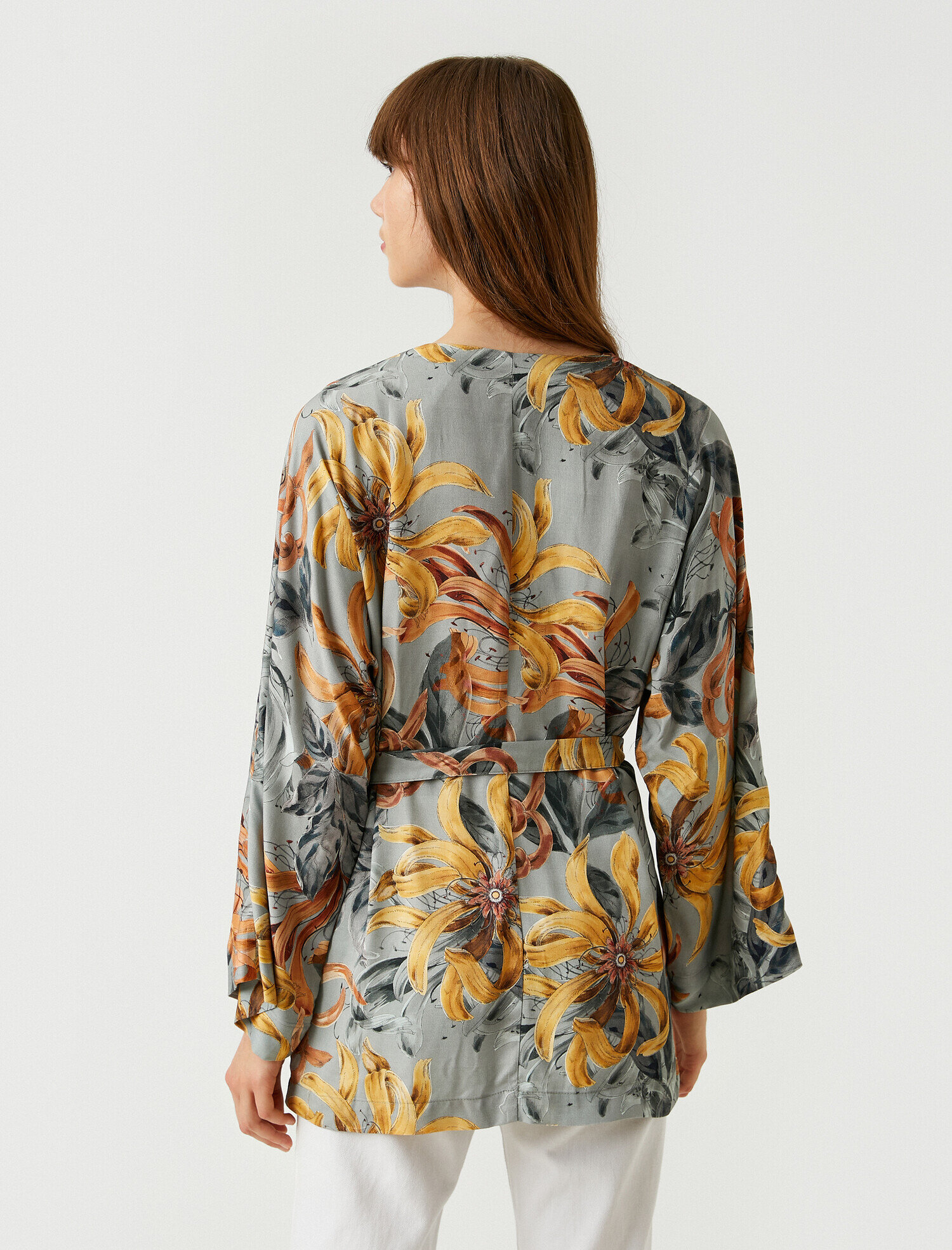 Desenli Kimono