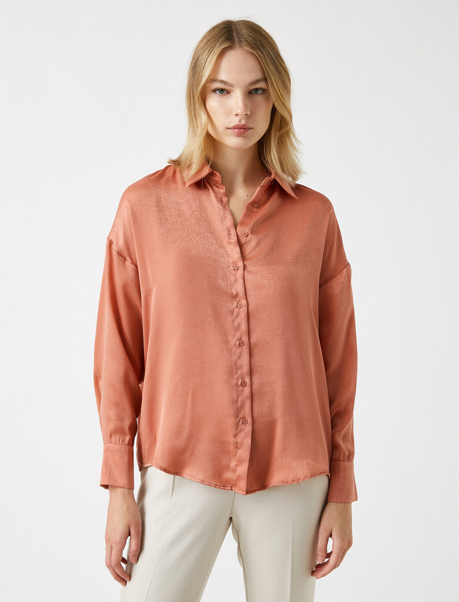   Basic Gömlek Uzun Kollu