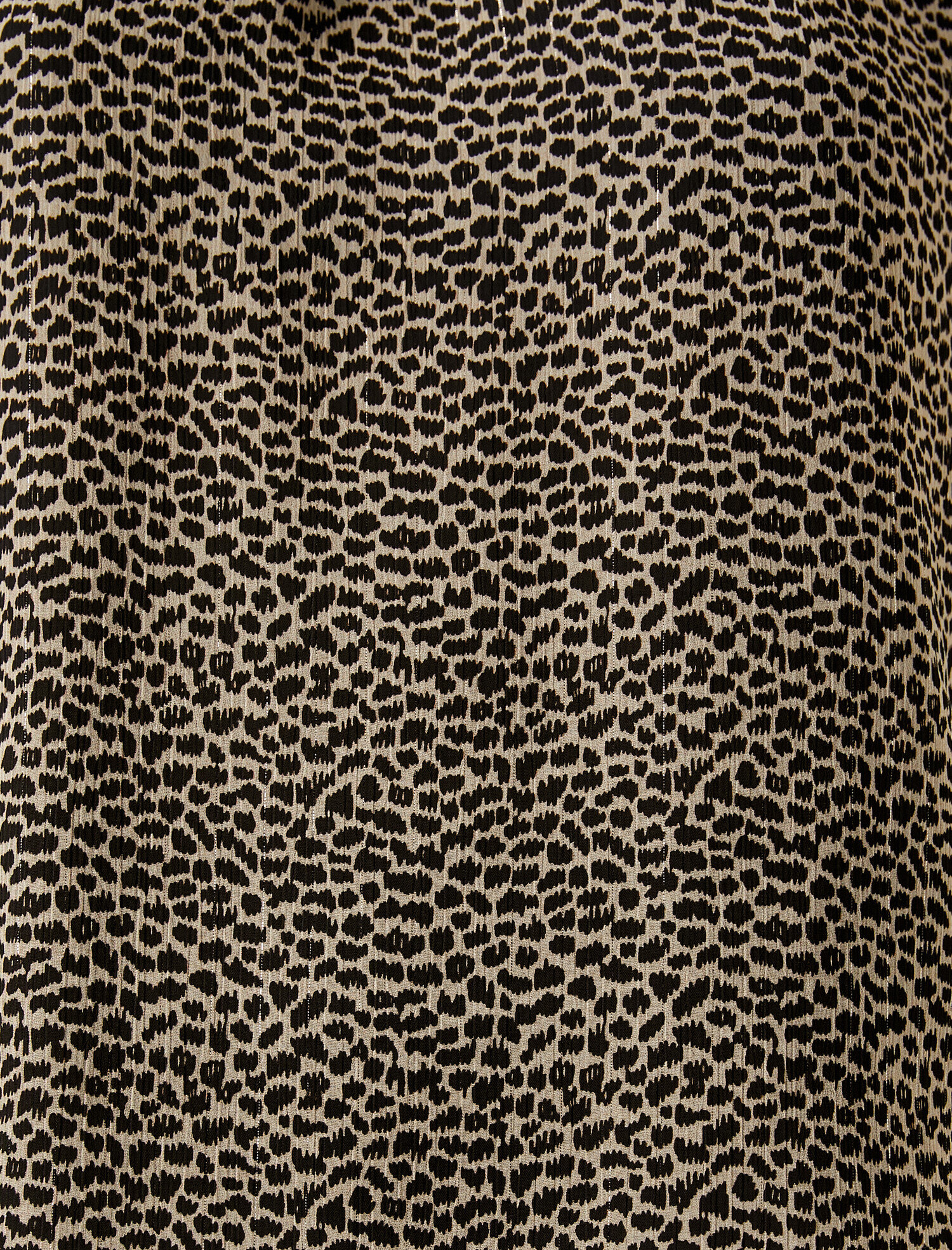 Leopar Desenli Bluz Uzun Kollu