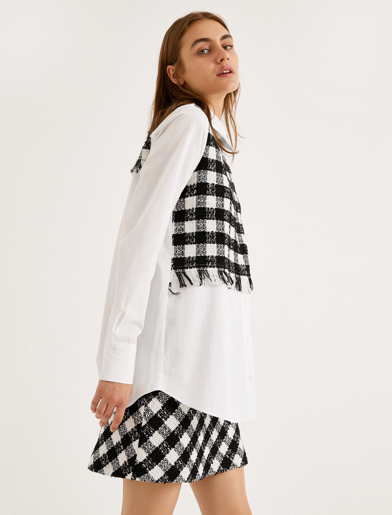   Poplin Gömlek Kumaş Detaylı