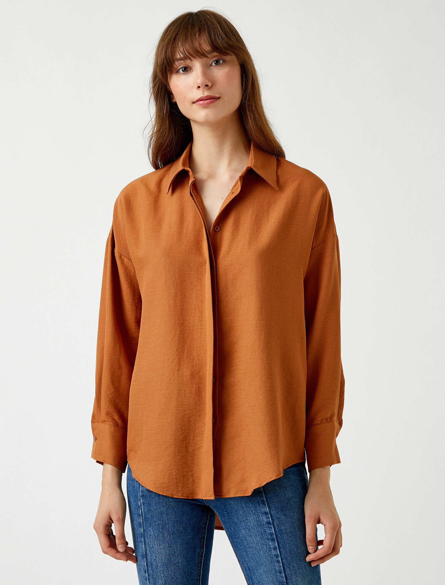   Uzun Kollu Gömlek Gizli Patlı