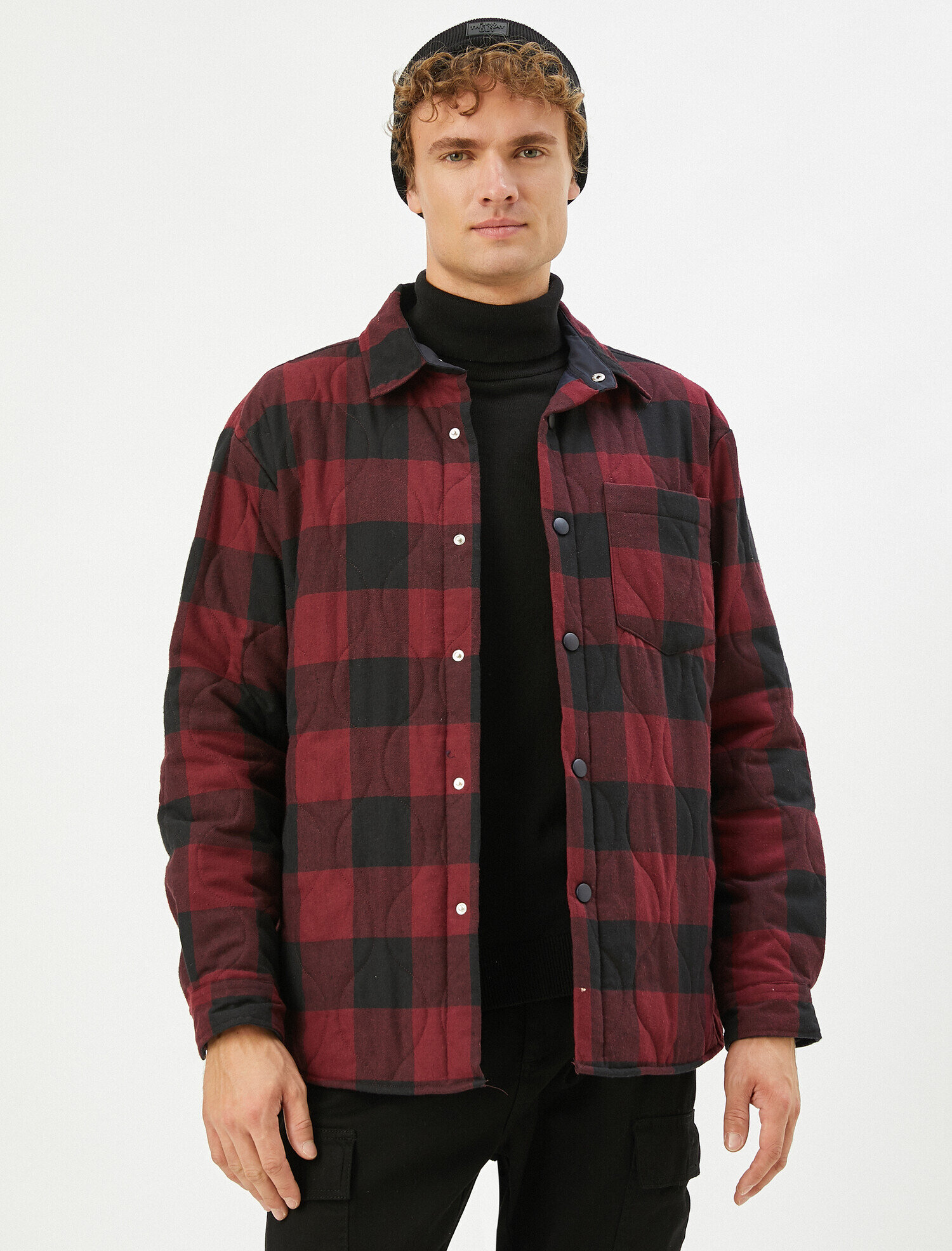 Kareli Ceket Pamuklu