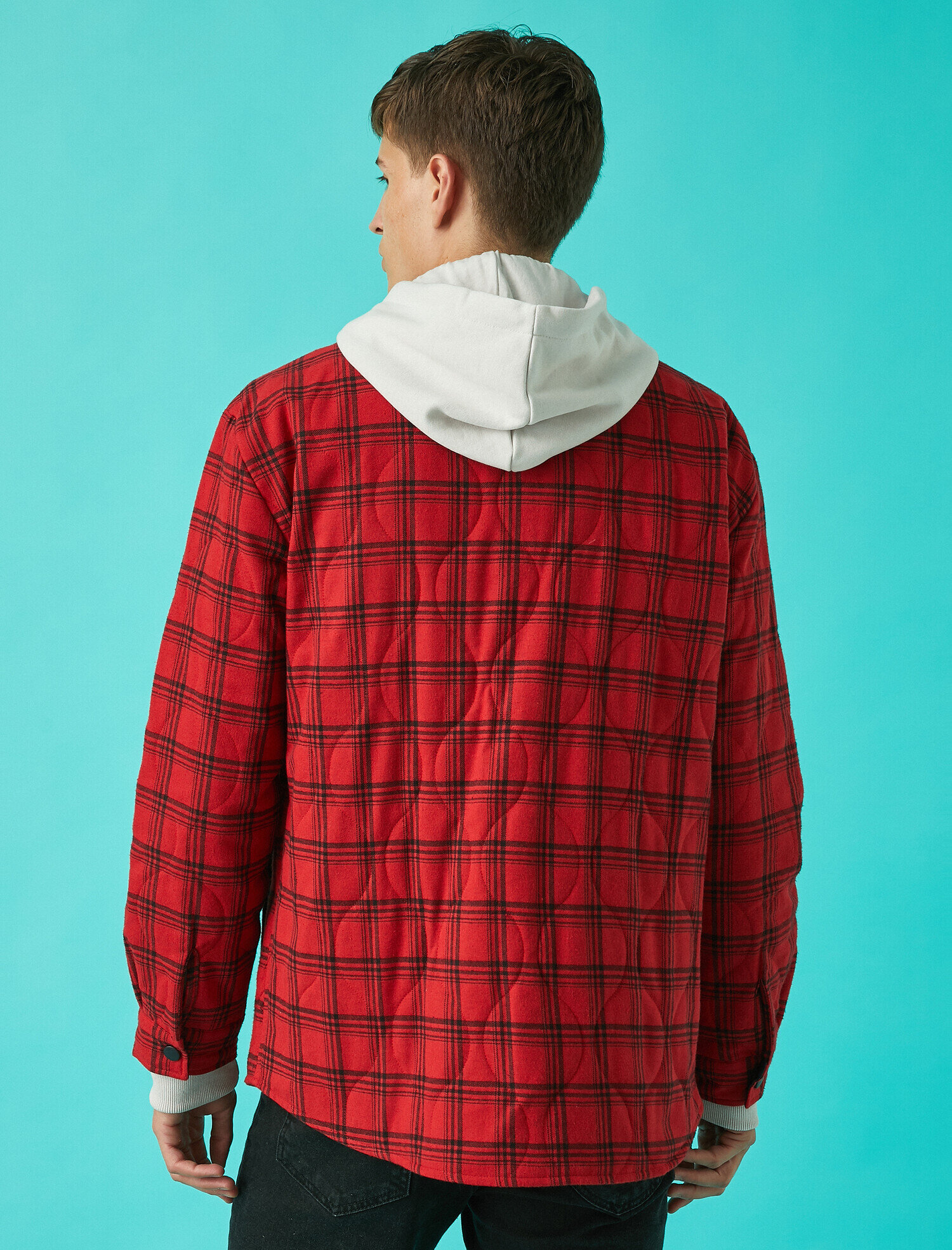 Kareli Ceket Pamuklu