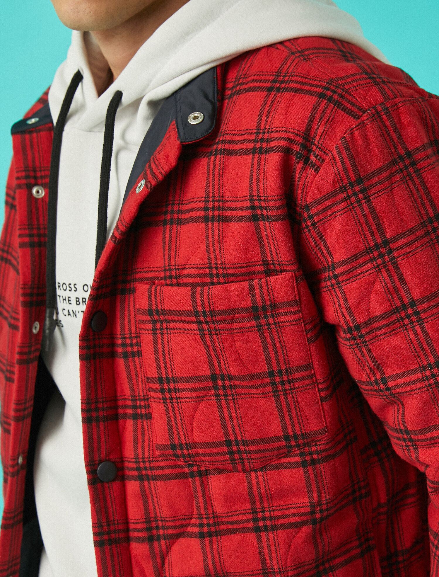 Kareli Ceket Pamuklu