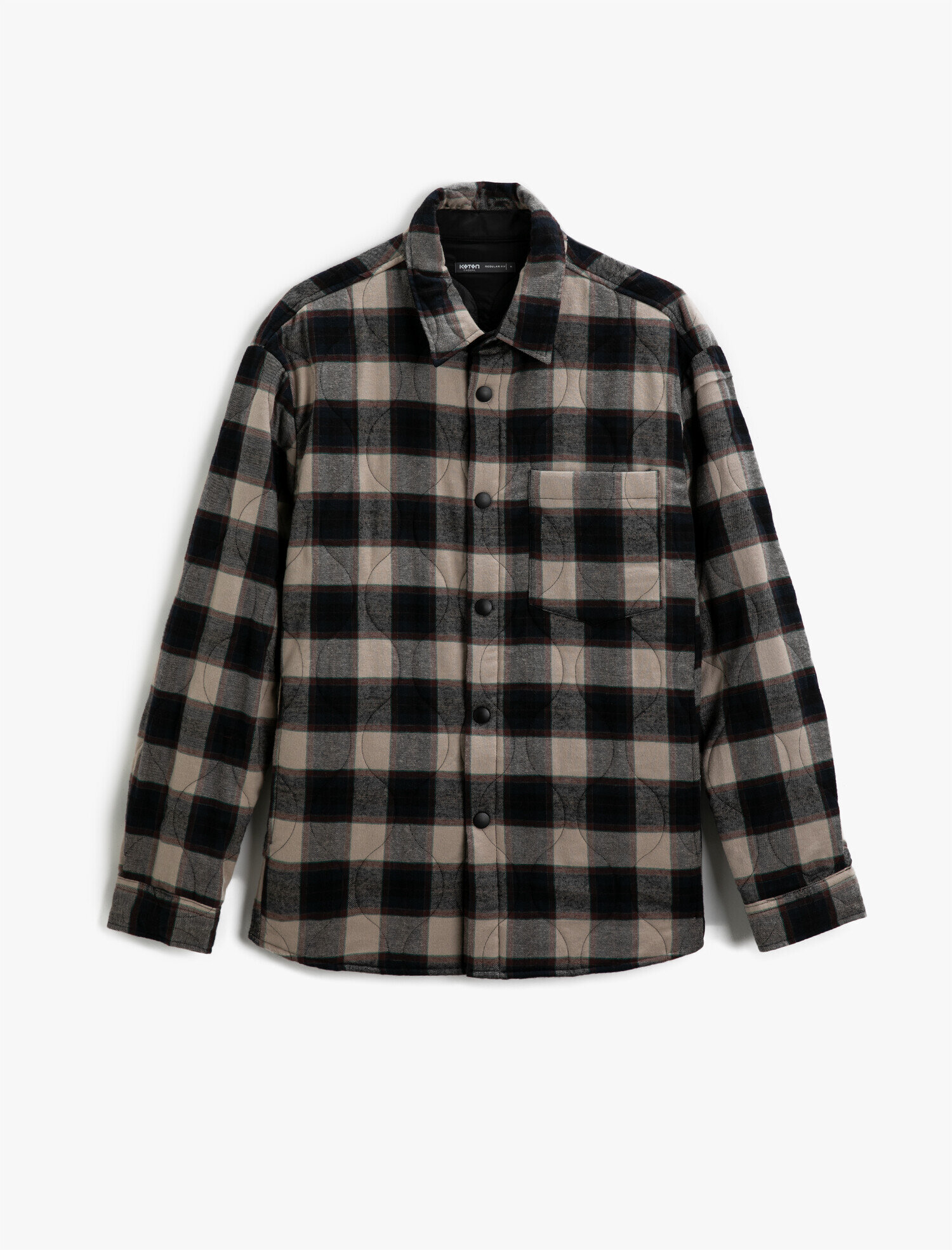   Kareli Ceket Pamuklu