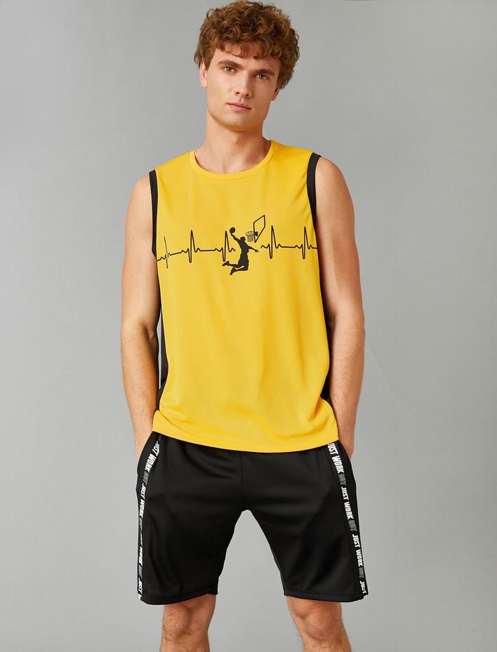  Basketbol Baskılı Atlet Spor