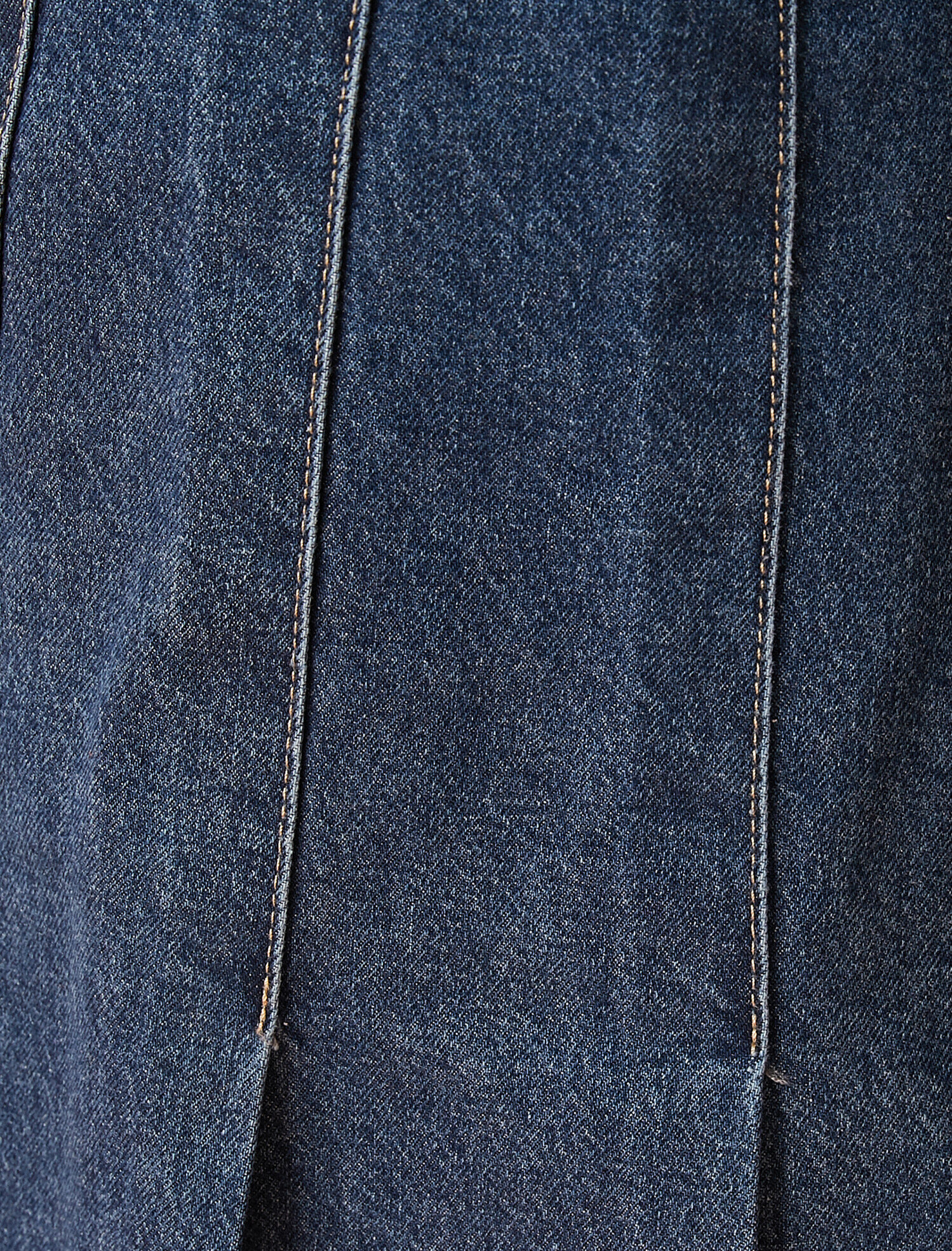   Pileli Mini Kot Etek