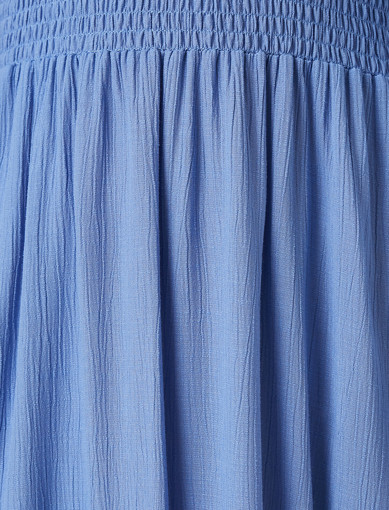 Bisiklet Yaka Viskoz Elbise Uzun Kollu Midi