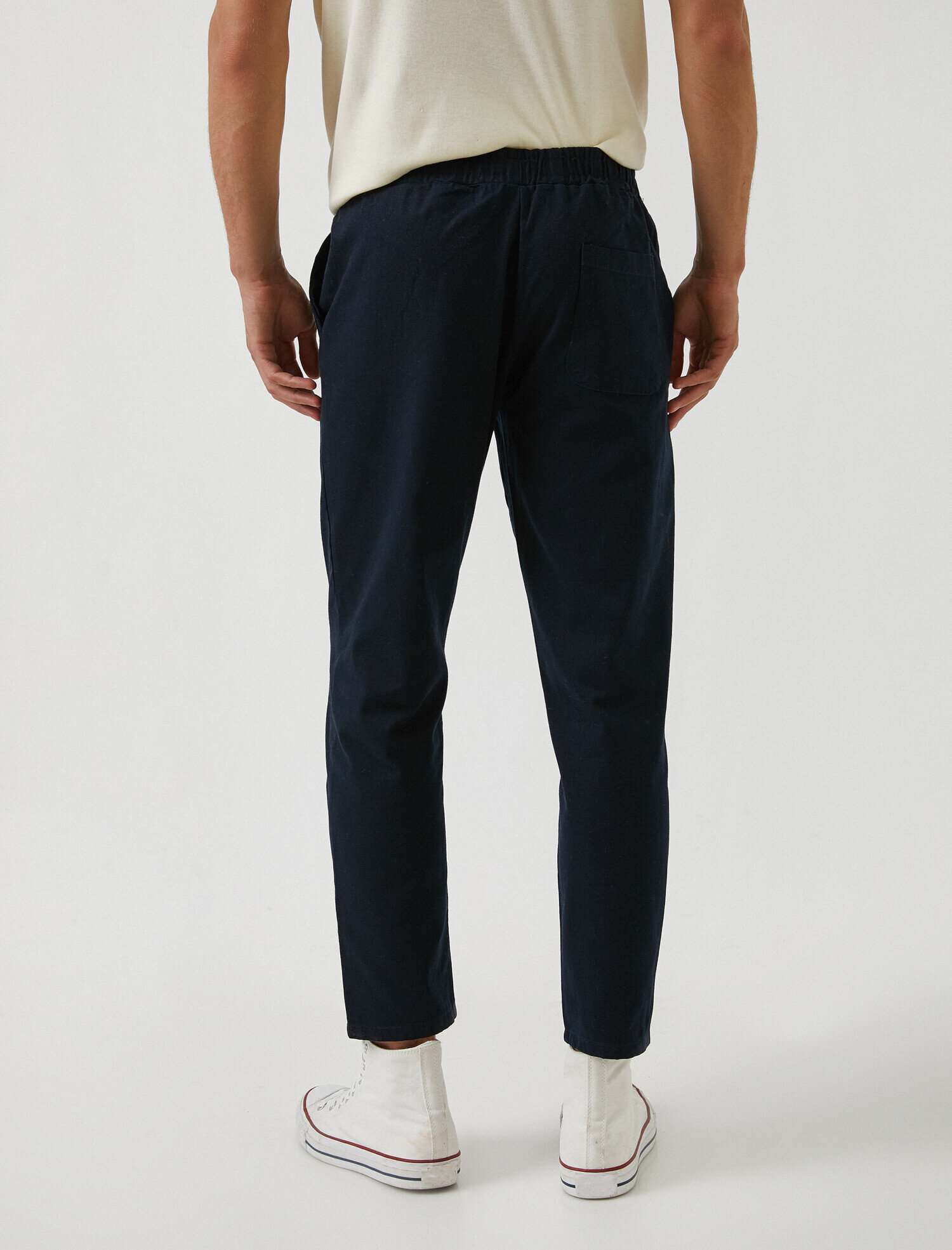 Tapered Fit Gabardin Pantolon