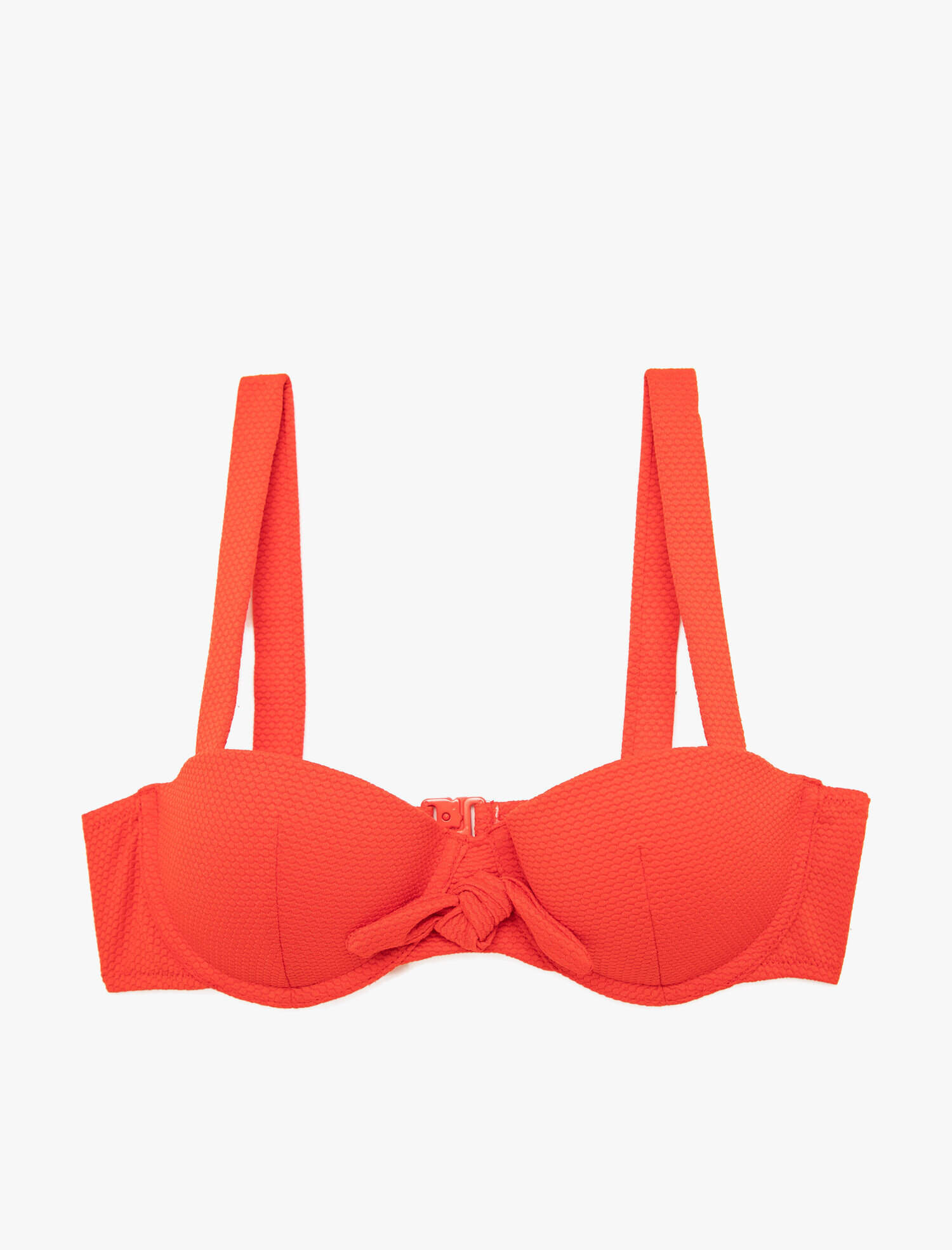   Petek Dokulu Balconette Bikini Üstü