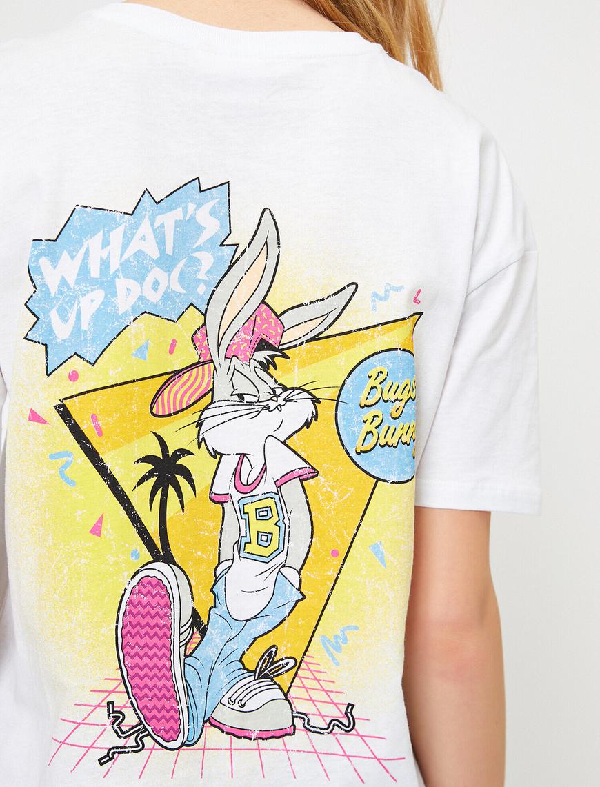   Bugs Bunny Baskılı Lisanslı Kısa Kollu Tişört