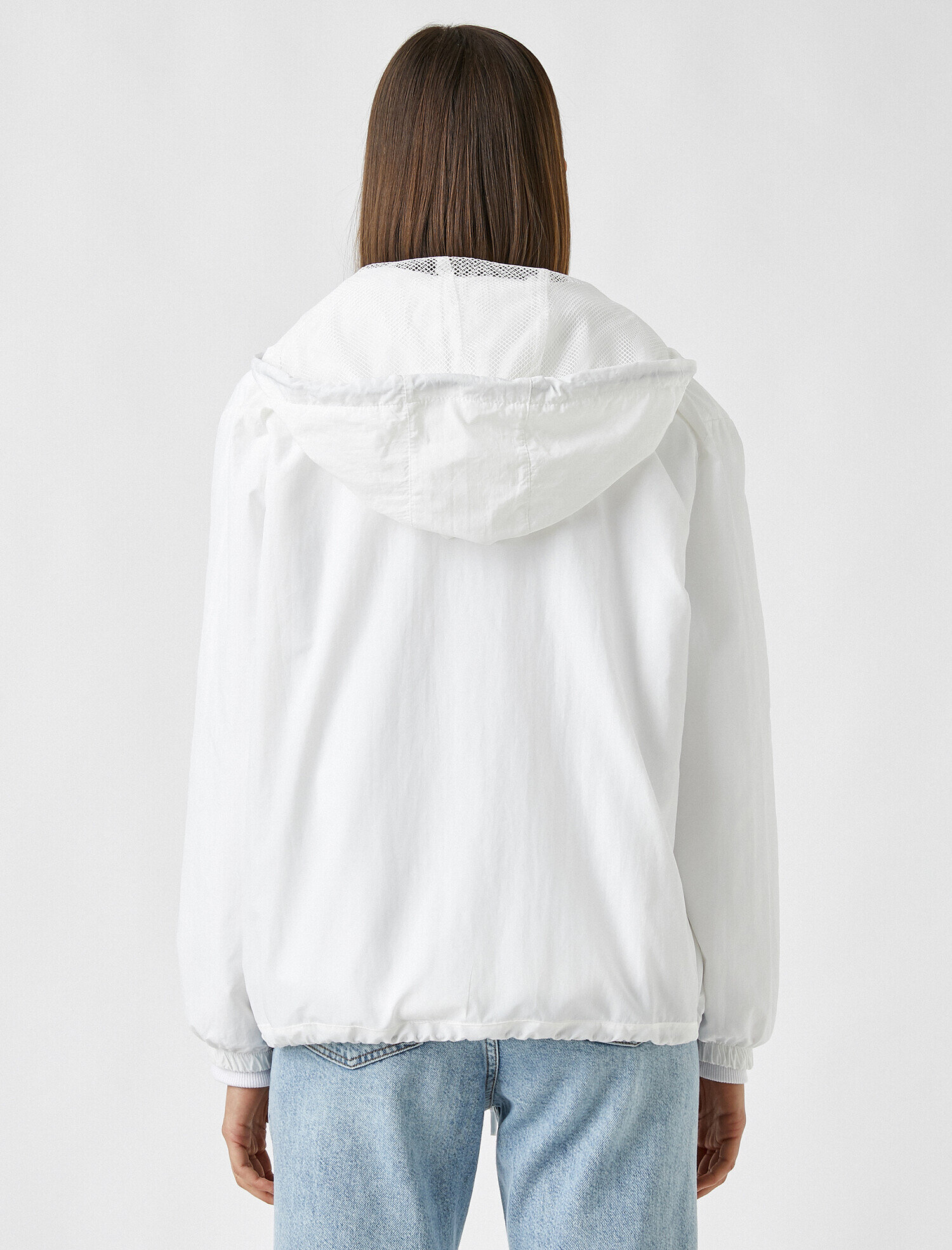   Kapüşonlu Fileli Yağmurluk