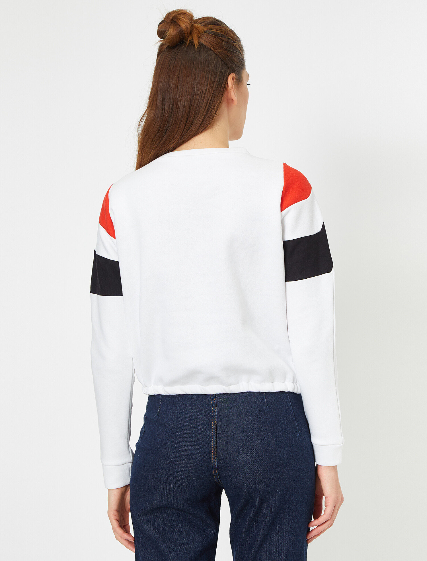   Snoopy Lisanslı Nakışlı Sweatshirt