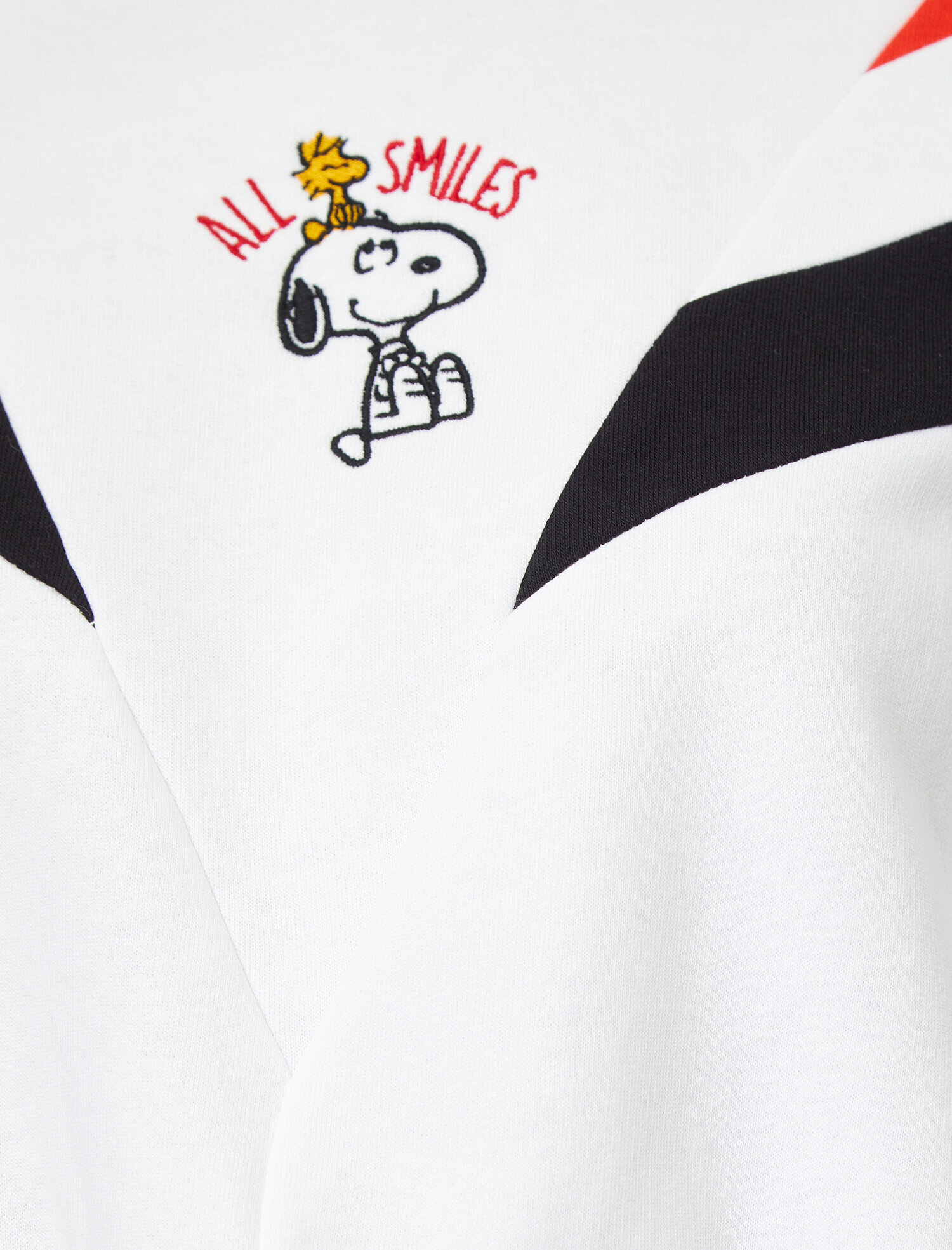   Snoopy Lisanslı Nakışlı Sweatshirt