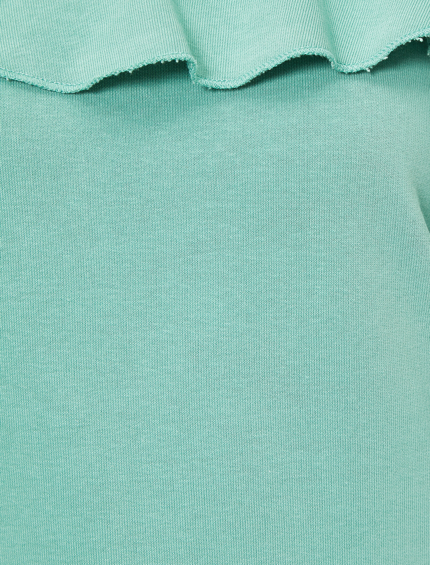   Omzu Açık Fırfırlı Sweatshirt