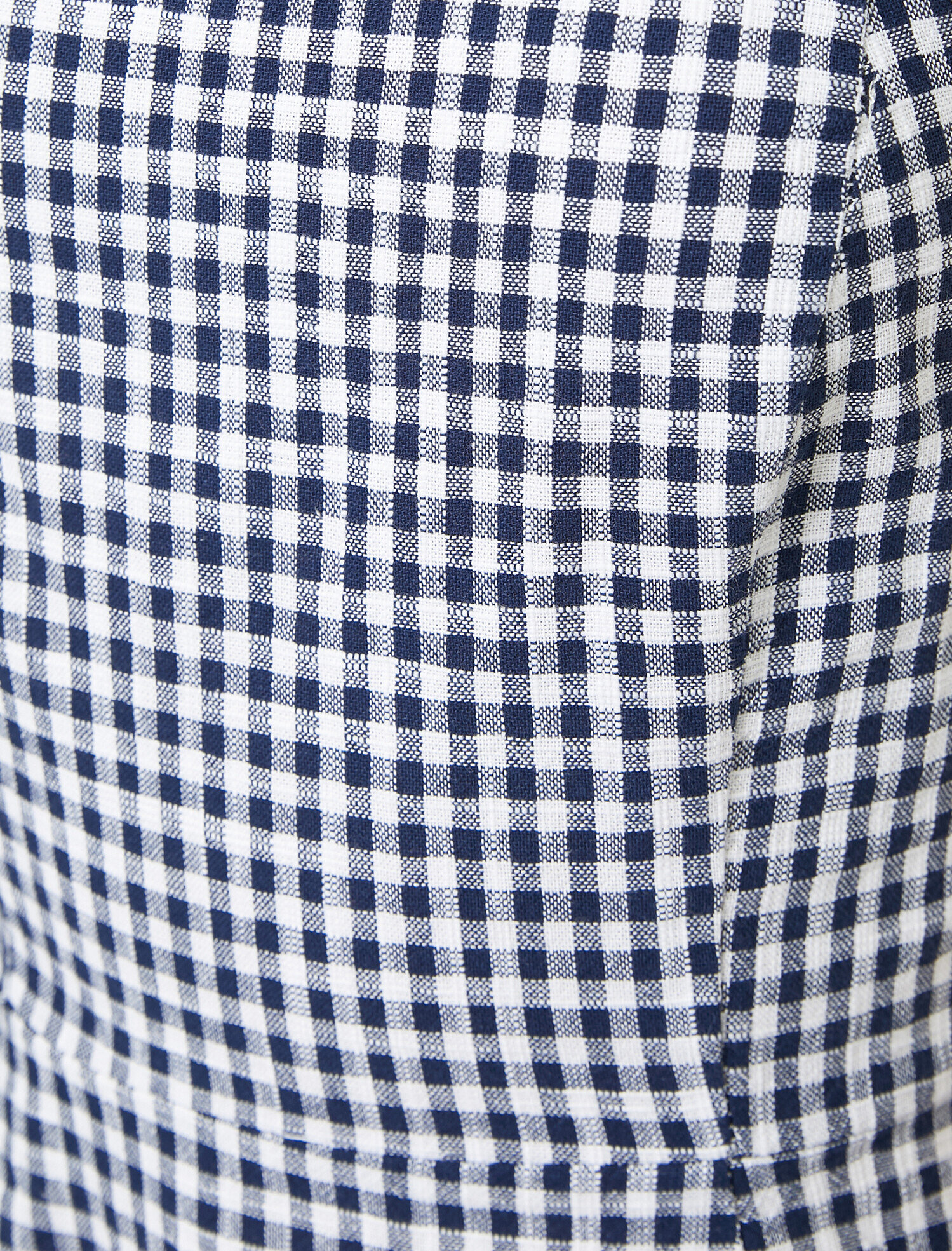   Ekoseli Dar Kesim İnce Askılı Elbise