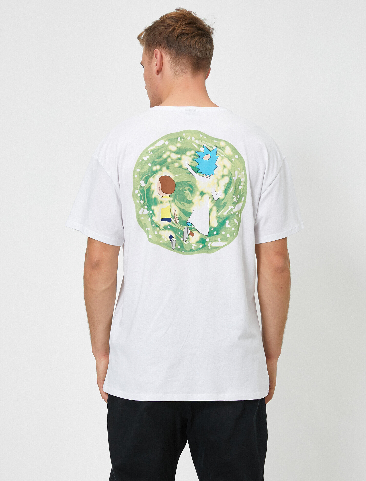   Rick and Morty Lisanslı Baskılı Kısa Kollu Tişört