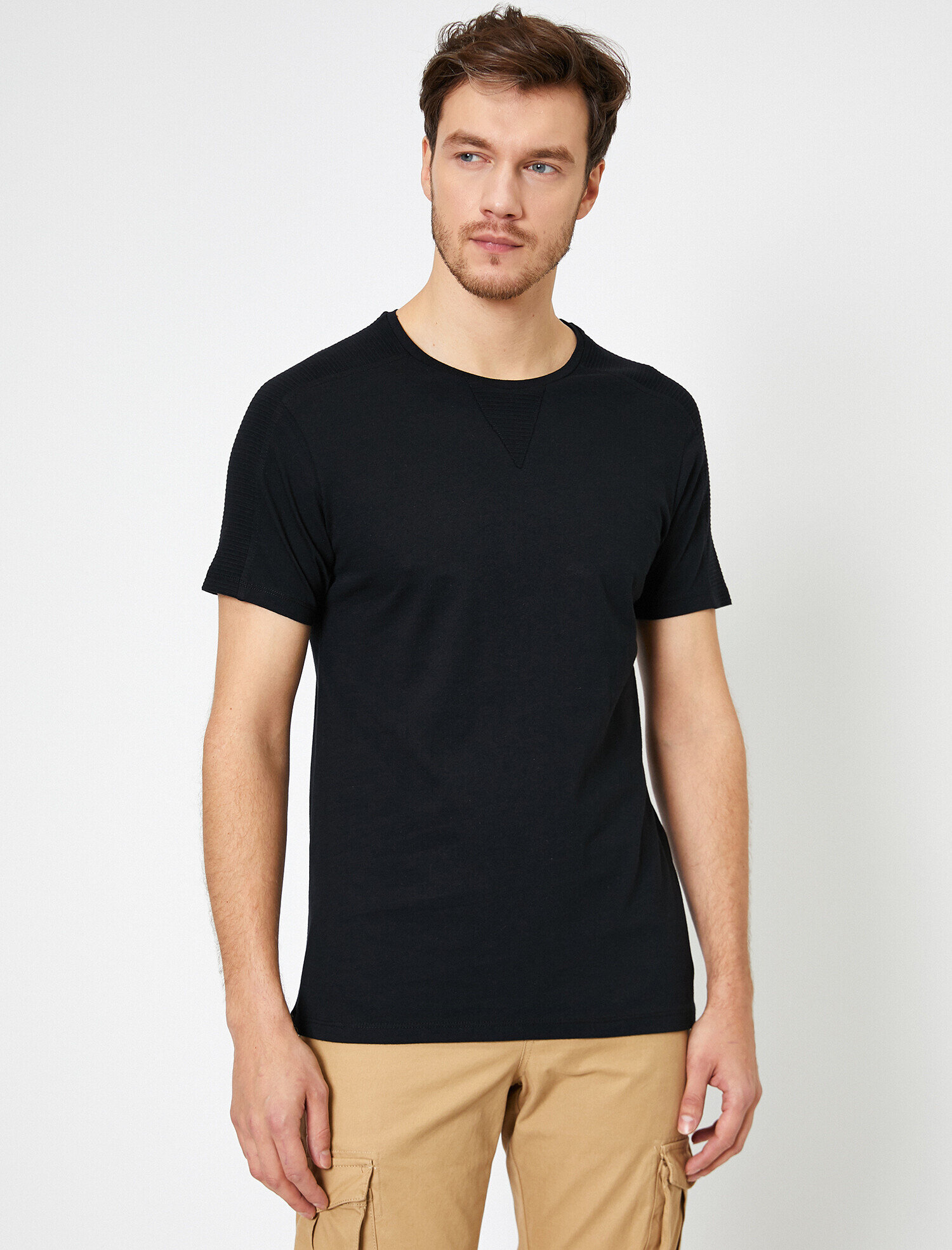 Bisiklet Yaka Tişört