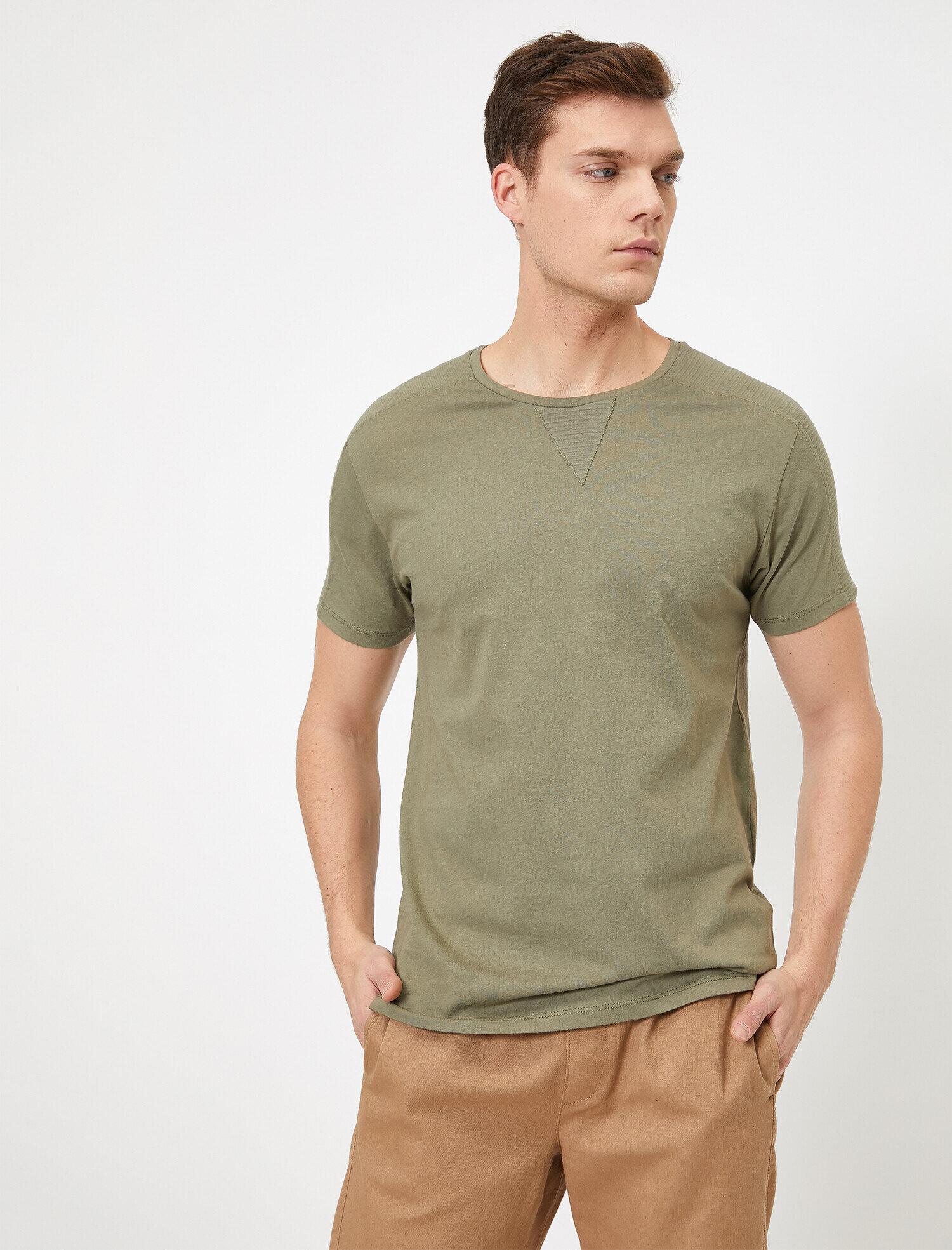   Bisiklet Yaka Tişört