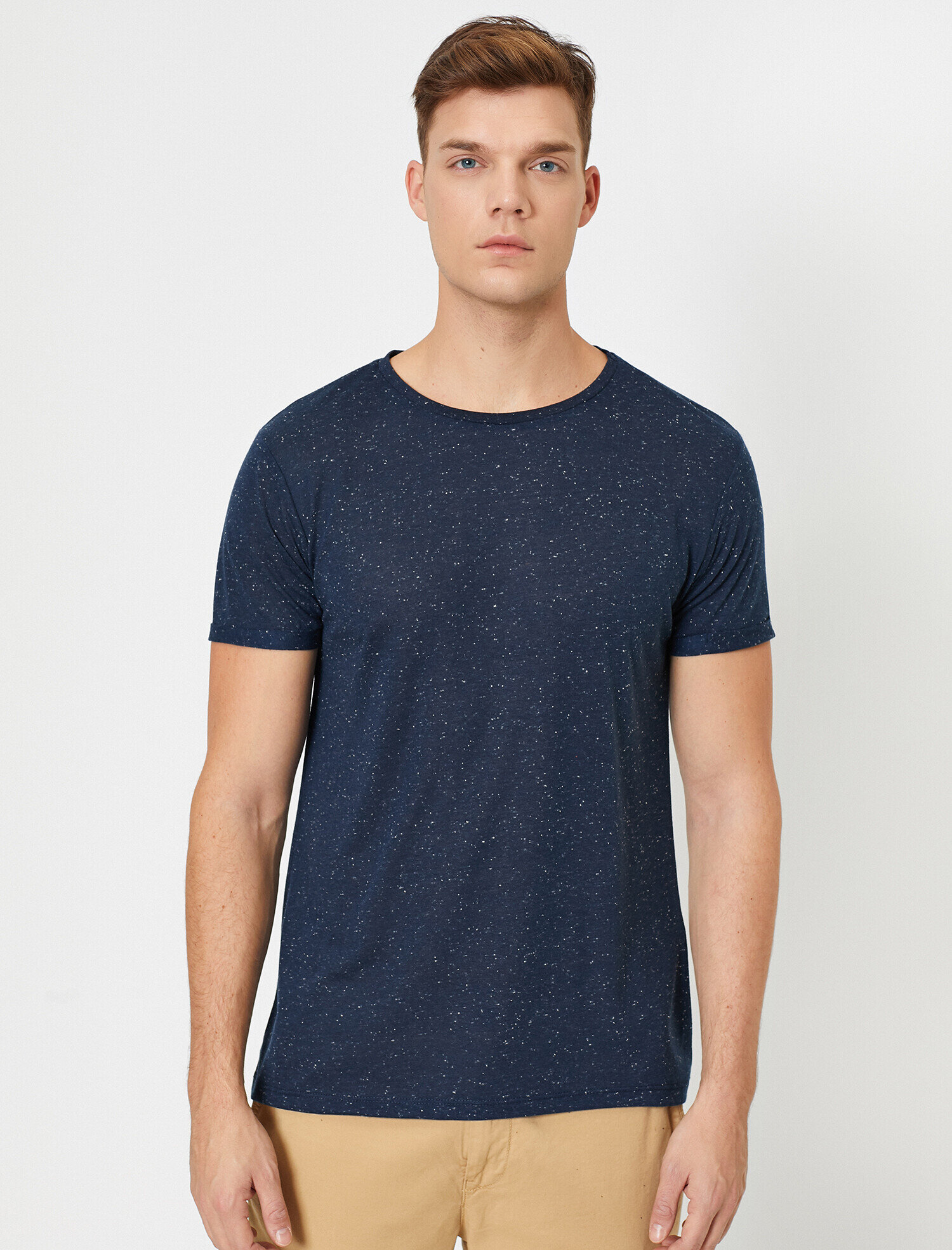   Bisiklet Yaka Kısa Kollu Slim Fit Basic Tişört