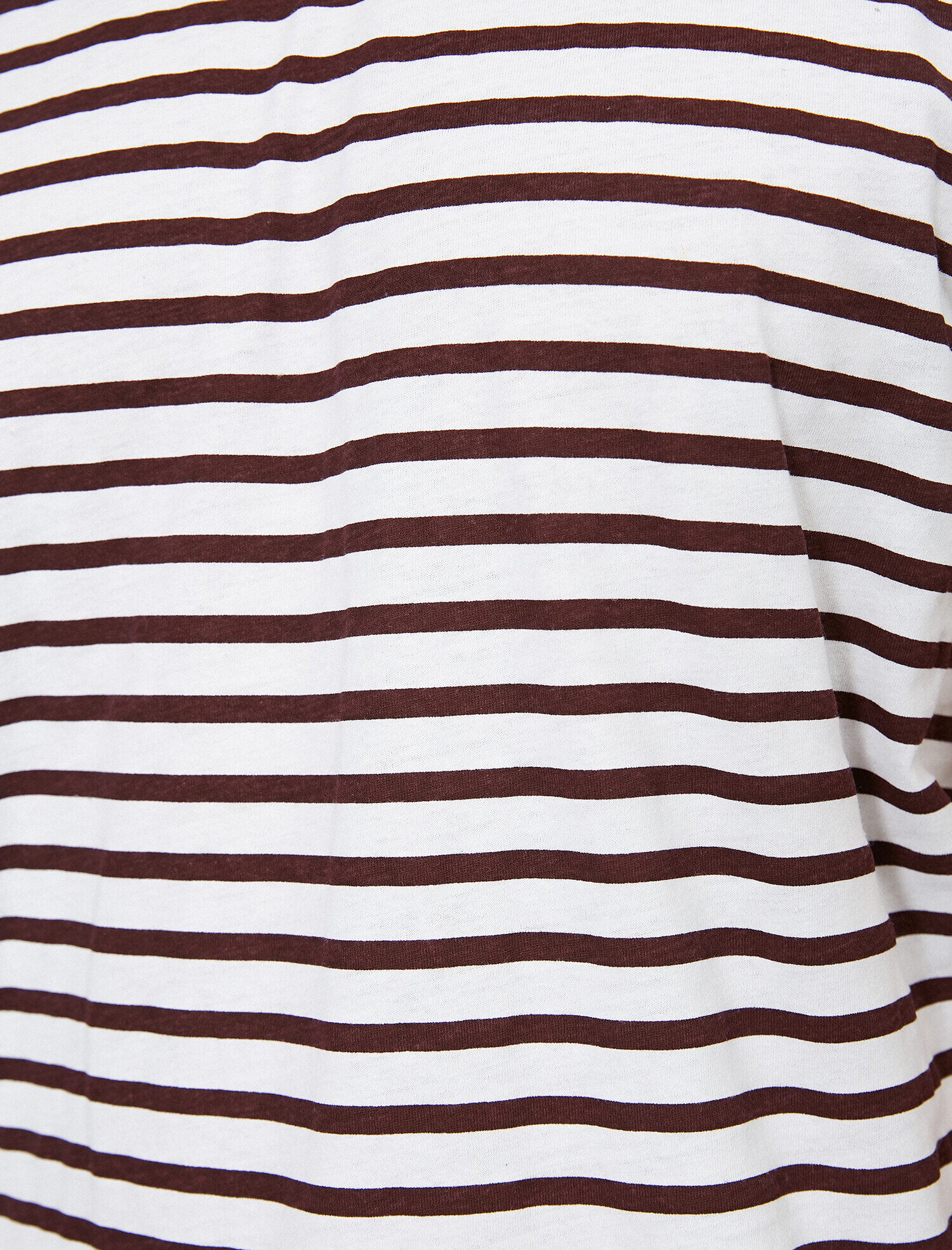   Bisiklet Yaka Çizgili Baskılı Slim Fit Tişört