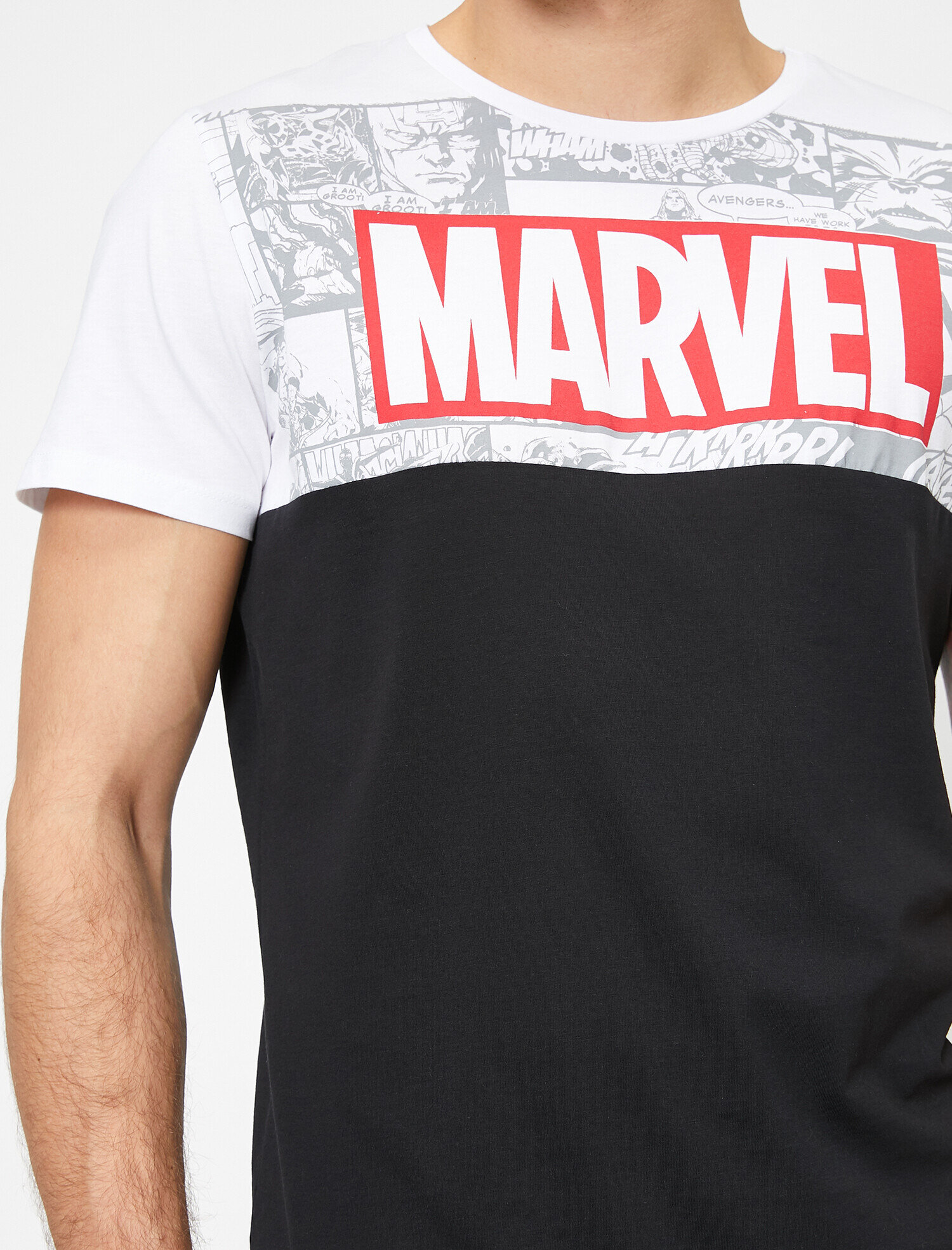   Marvel Baskılı Baskılı T-Shirt