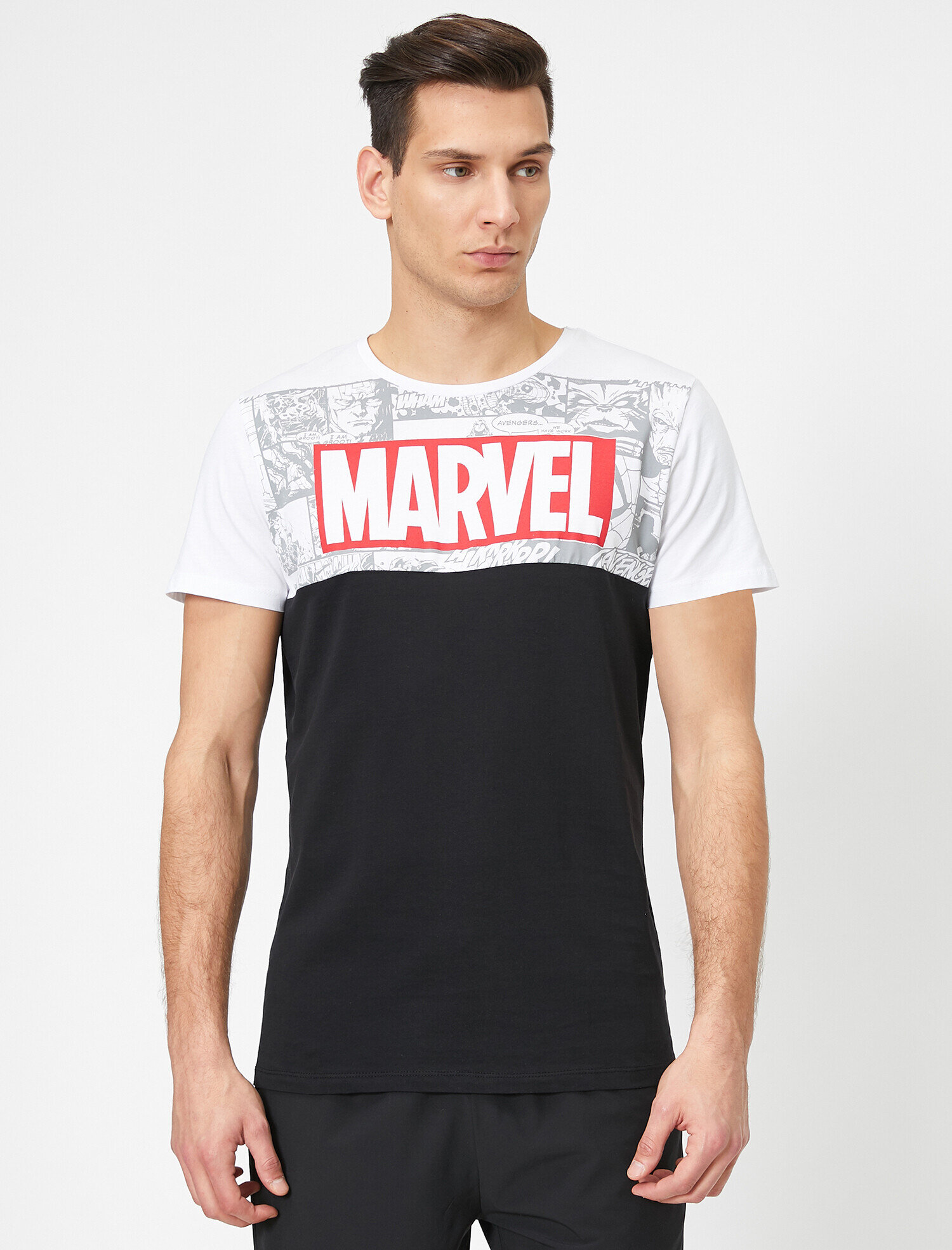   Marvel Baskılı Baskılı T-Shirt