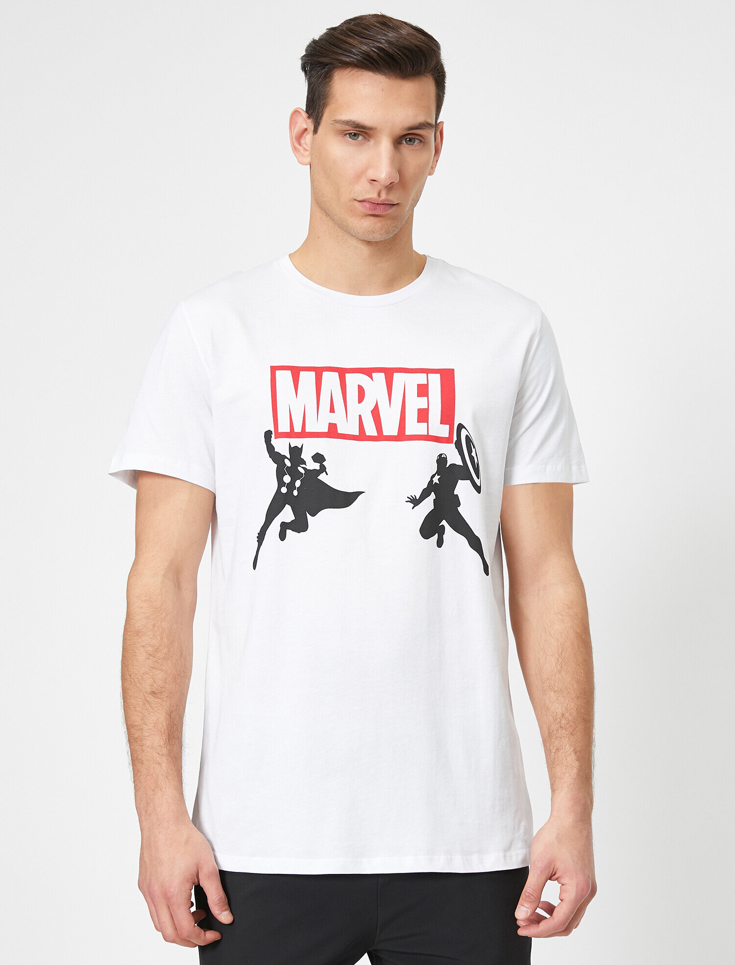   Marvel Baskılı Baskılı T-Shirt