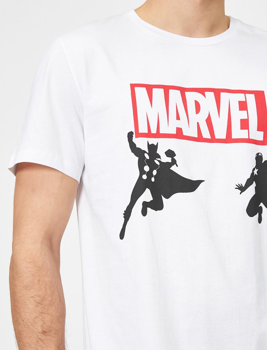   Marvel Baskılı Baskılı T-Shirt