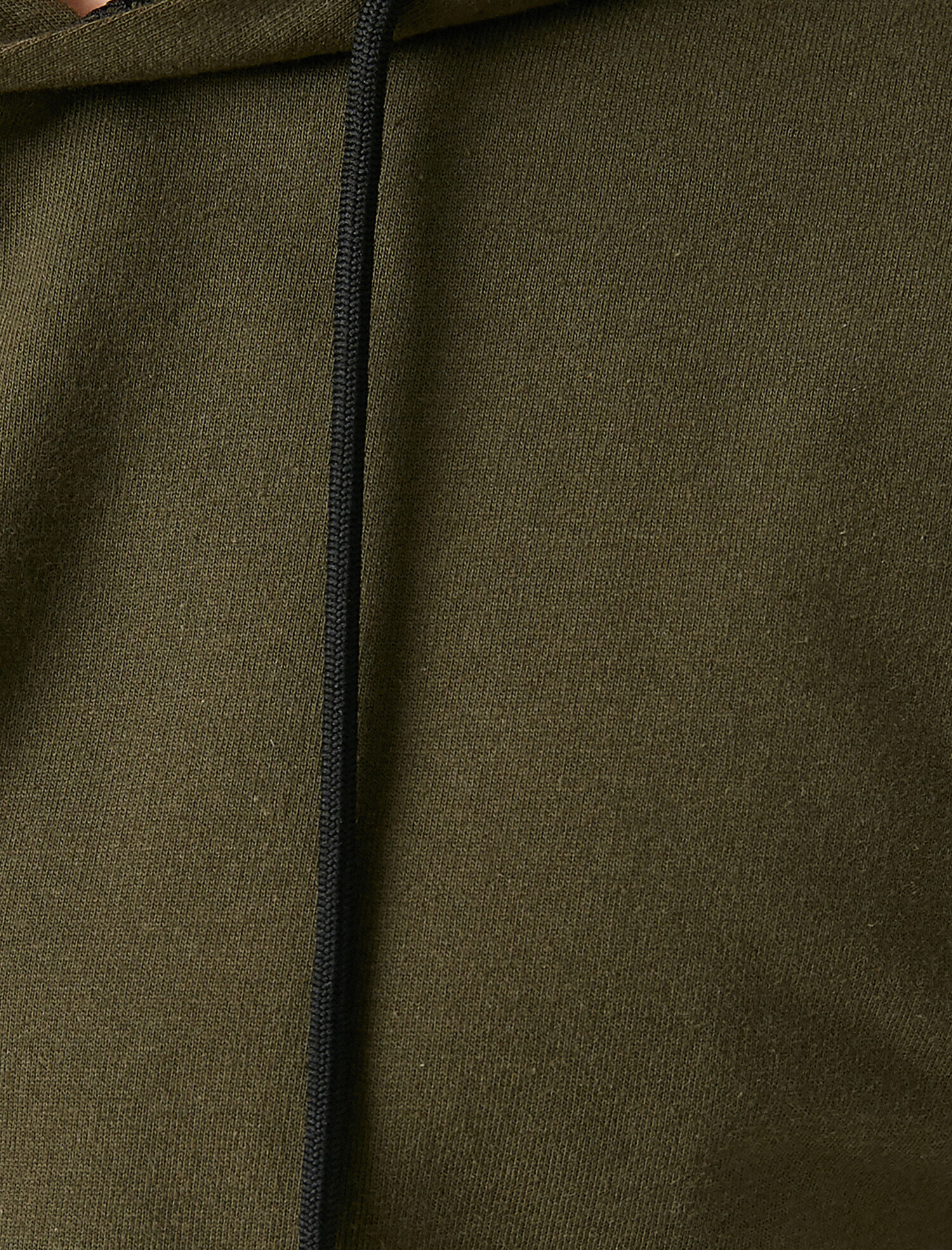   Şeritli Kapüşonlu Pamuklu Sweatshirt