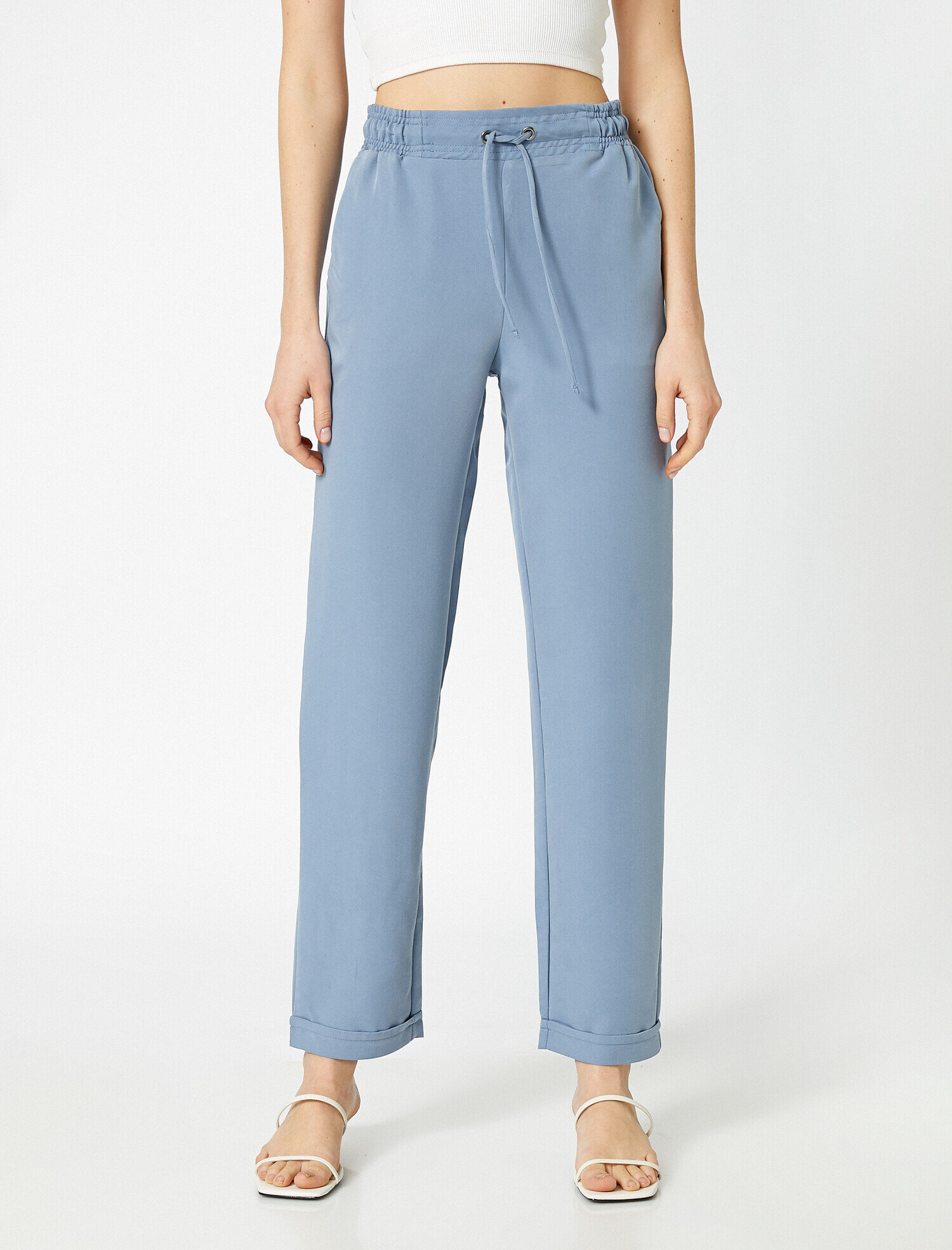   Belden Bağlamalı Pantolon